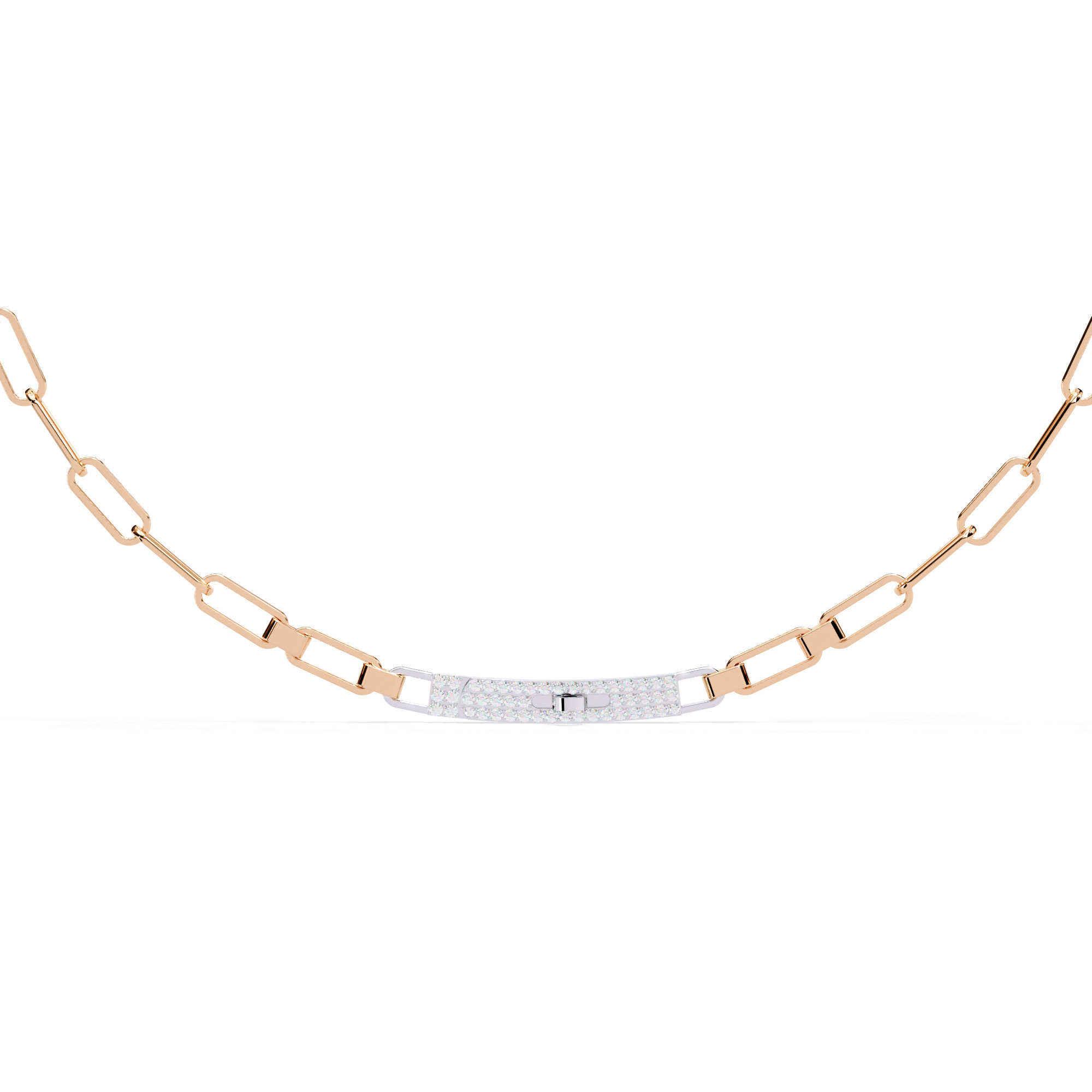 Diamond Necklace 360 animation renders 3dm stl details 3D print model_12