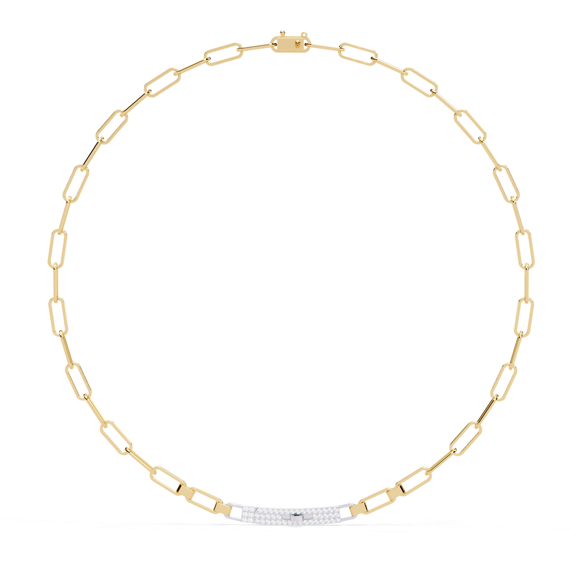 Diamond Necklace 360 animation renders 3dm stl details 3D print model_5