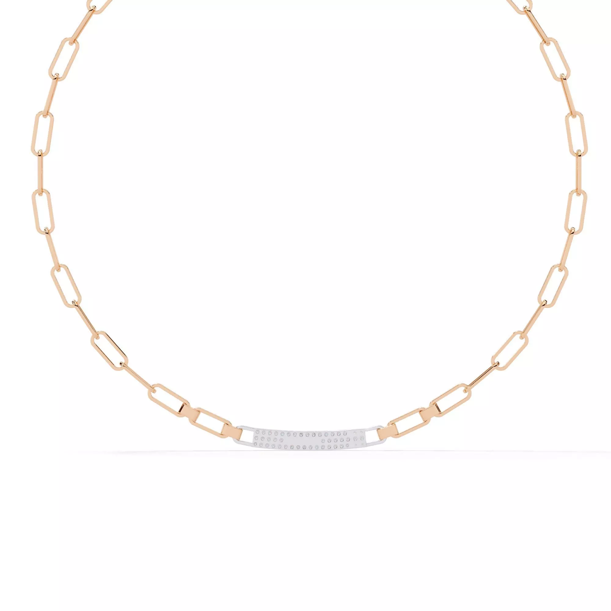 Diamond Necklace 360 animation renders 3dm stl details 3D print model_0