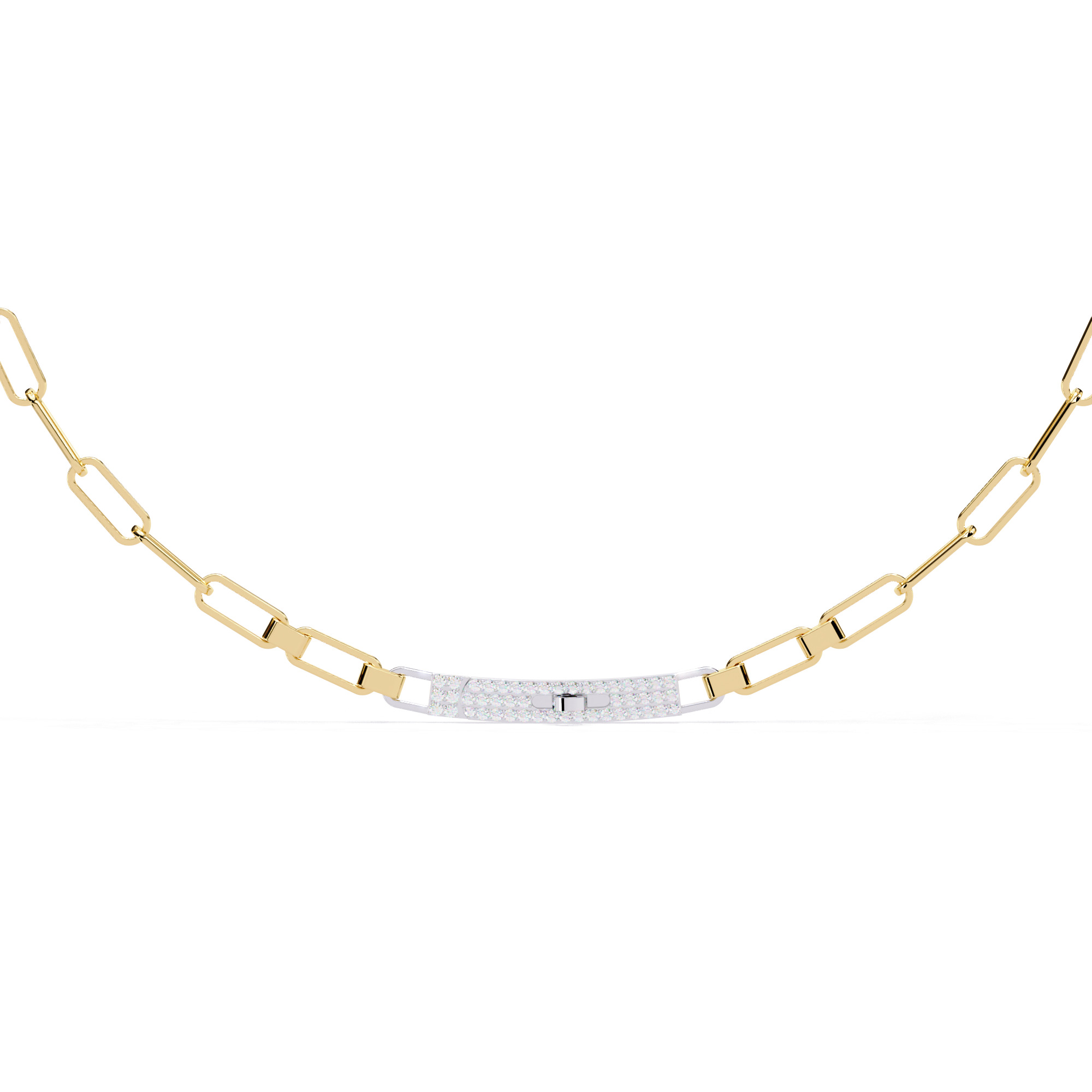 Diamond Necklace 360 animation renders 3dm stl details 3D print model_11