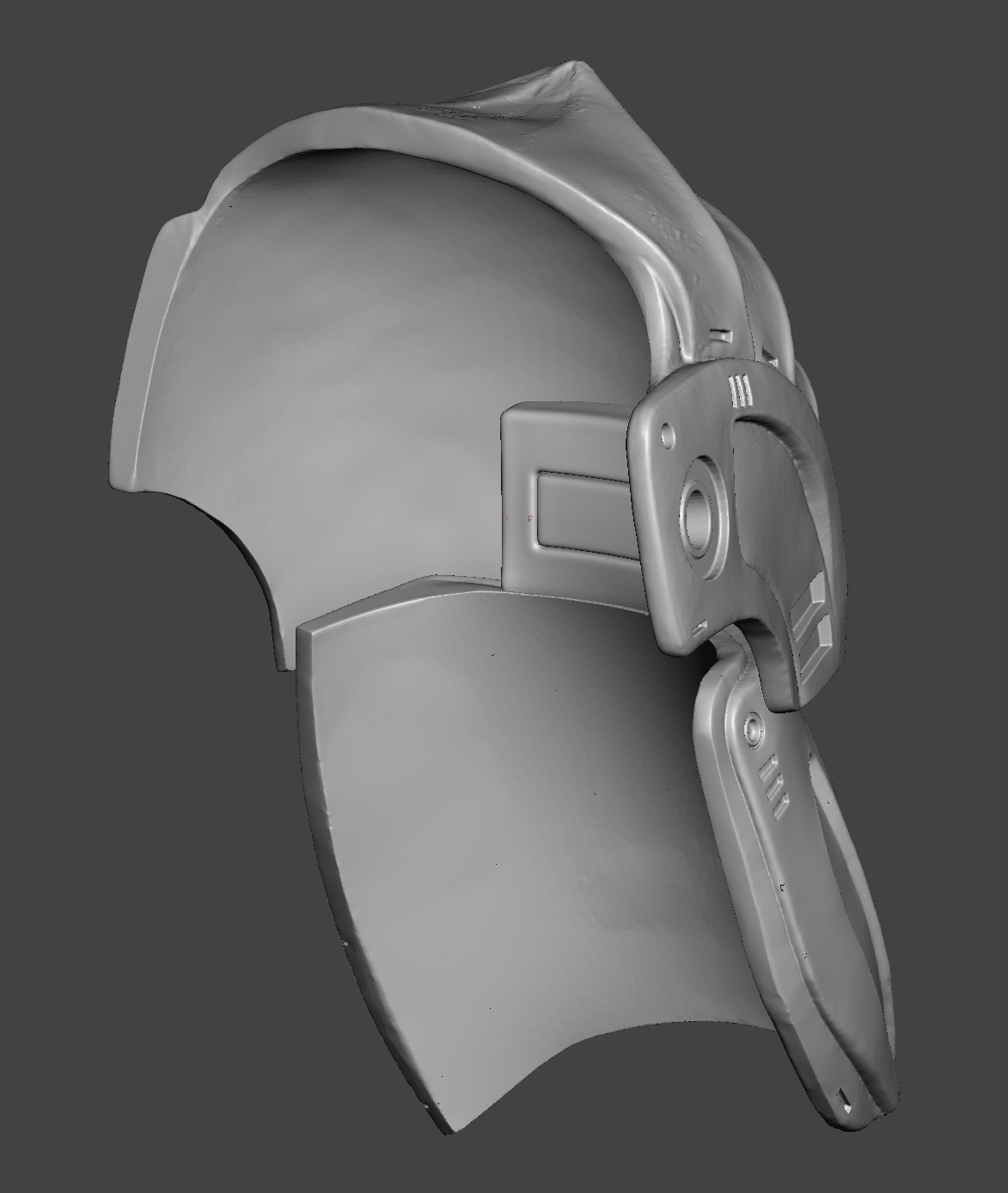 Predator 1987 Left Shoulder with Left Biceps Armor 3D print model_14