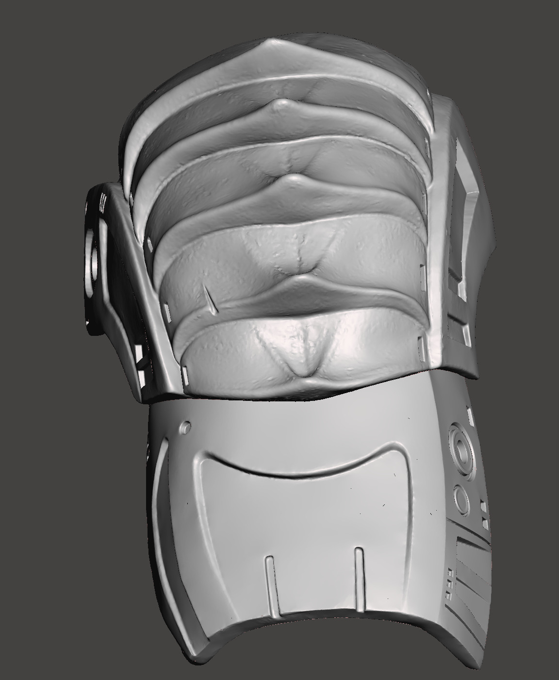 Predator 1987 Left Shoulder with Left Biceps Armor 3D print model_10