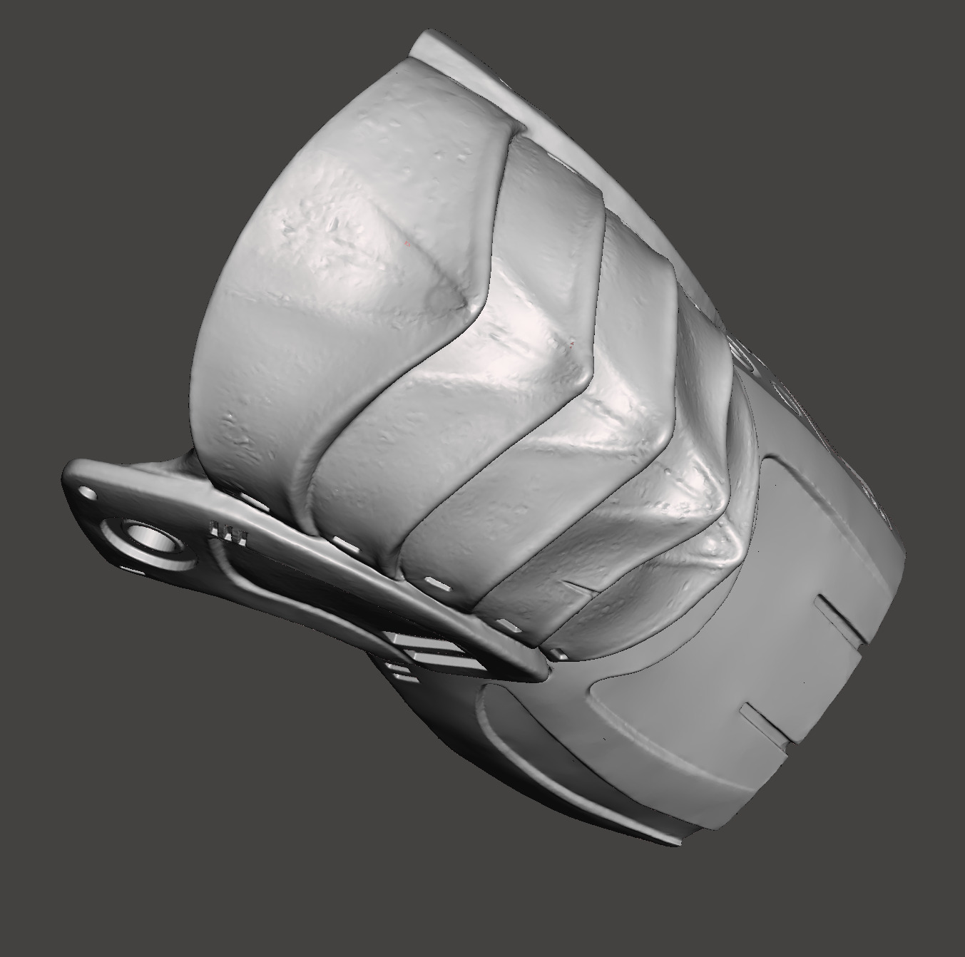 Predator 1987 Left Shoulder with Left Biceps Armor 3D print model_7