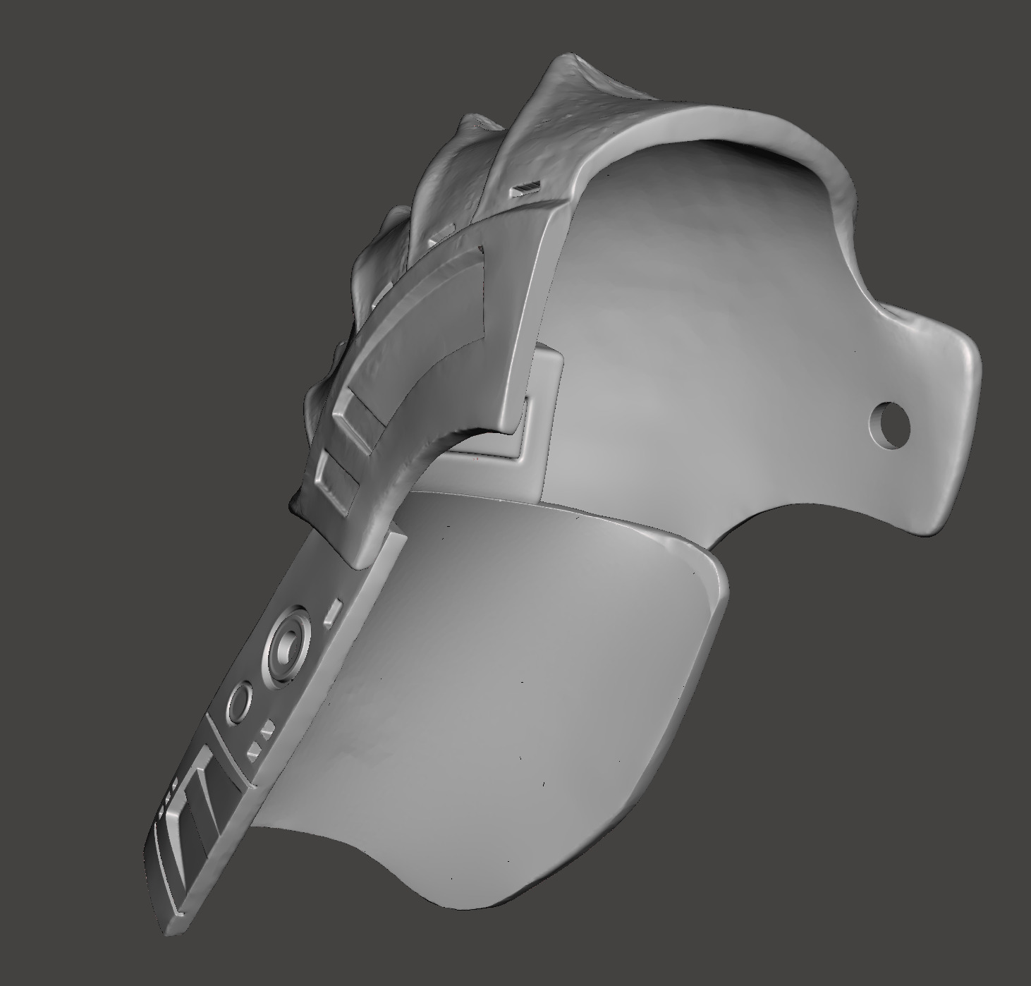 Predator 1987 Left Shoulder with Left Biceps Armor 3D print model_13