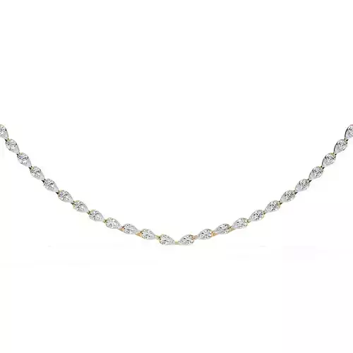 Diamond Necklace 360 animation renders 3dm stl details 3D print model