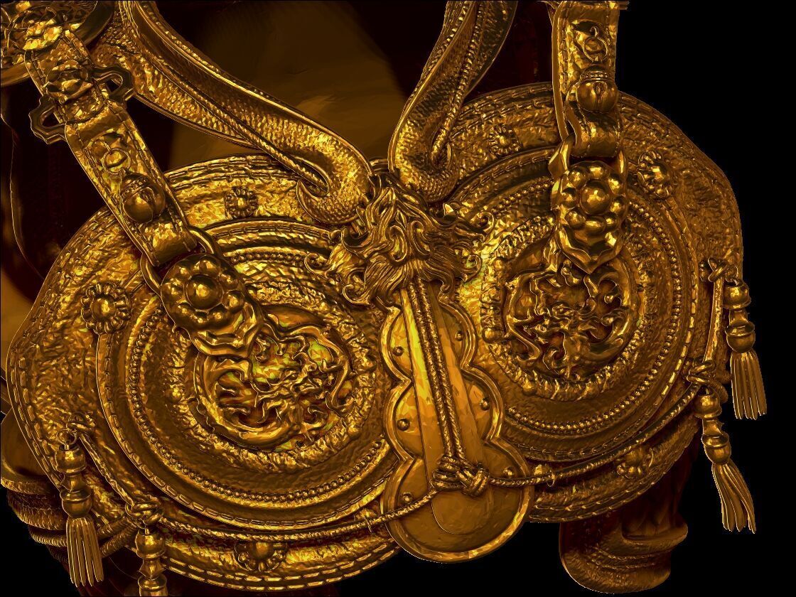 Black Myth Wukong Armor 3D print model_11