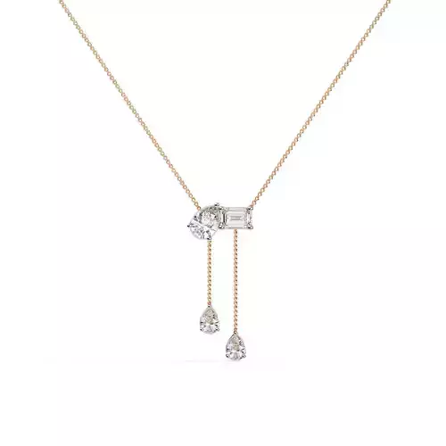 Diamond Necklace 360 animation renders 3dm stl details 3D print model