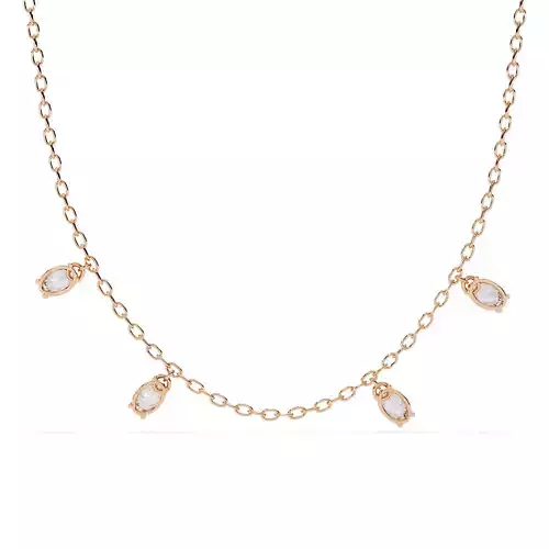Diamond Necklace 360 animation renders 3dm stl details 3D print model