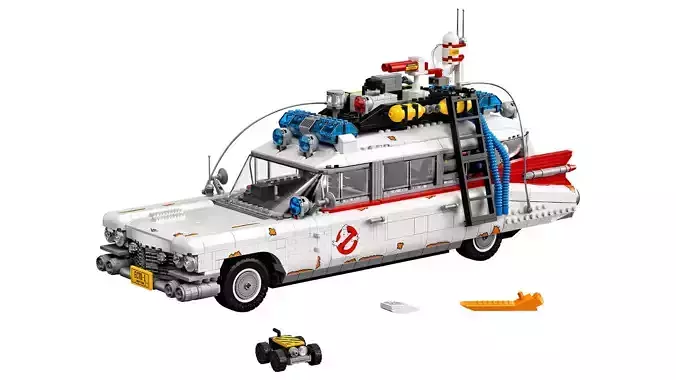 TwindBricks3D - 10274-Ghostbusters-ECTO-1 - High version   3D print model