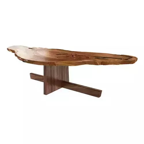 Rose Uniacke Walnut Coffee Table  George Nakashima