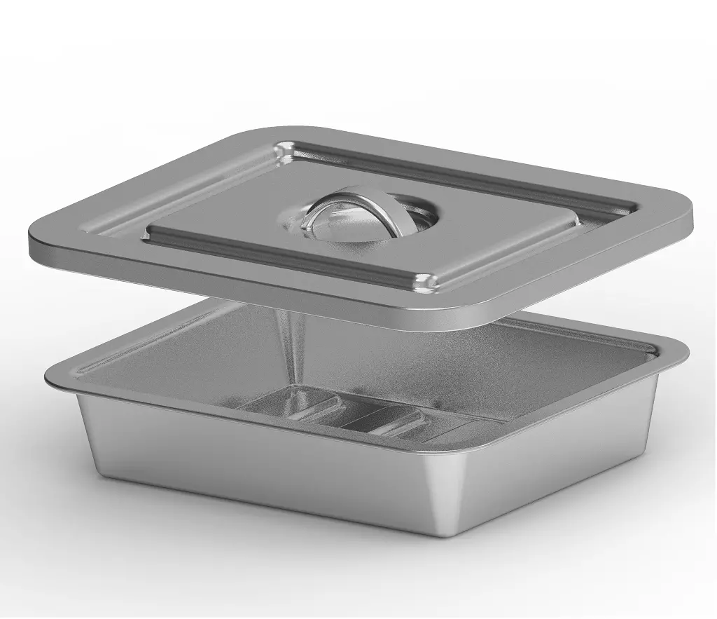 Medical Instrument Tray 3D print model_0