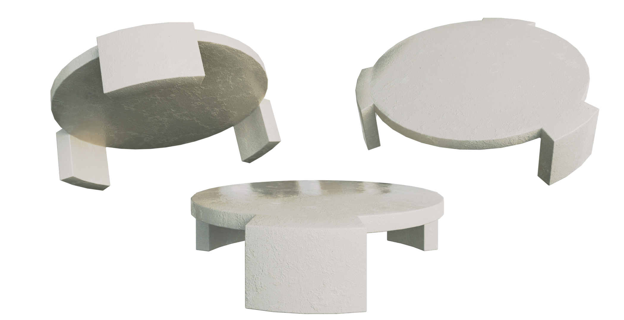 COFFEE TABLE SET 3D model_32