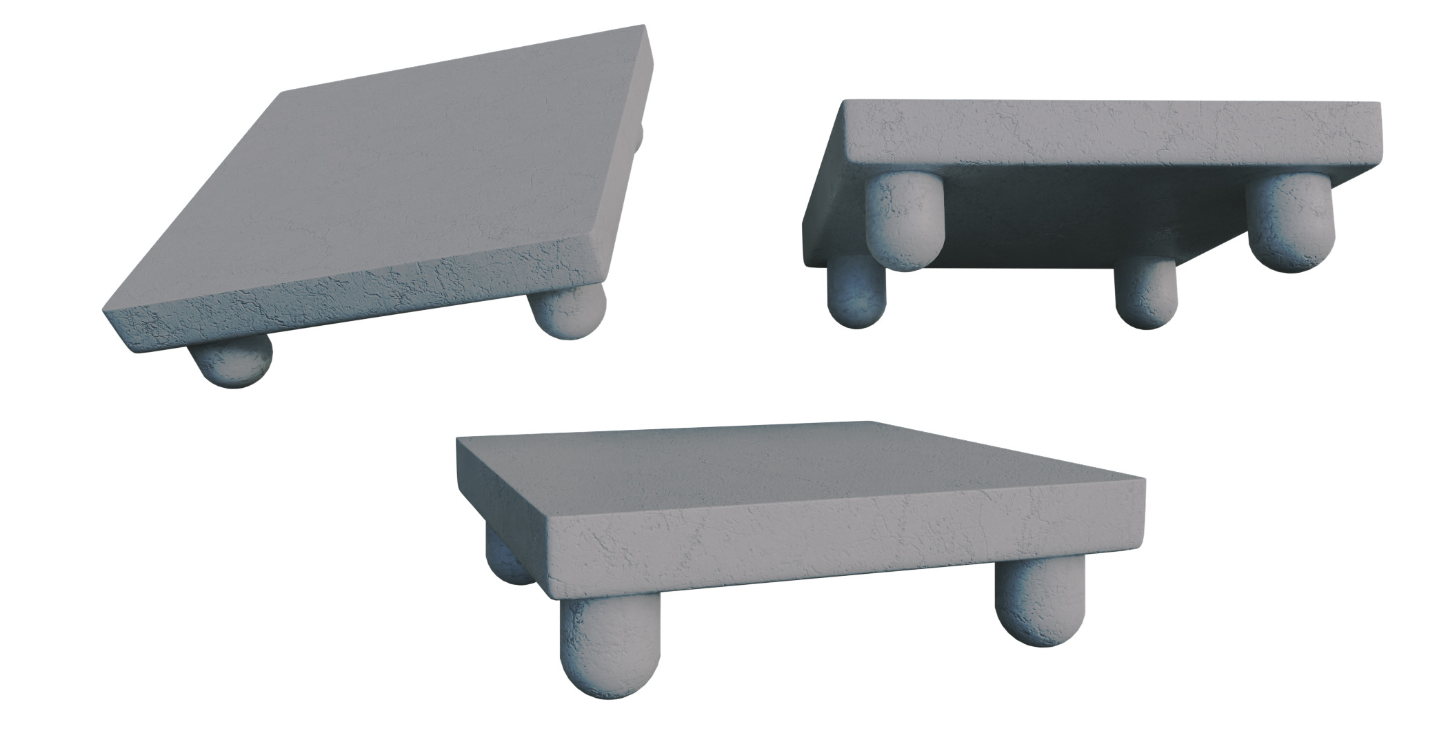 COFFEE TABLE SET 3D model_17