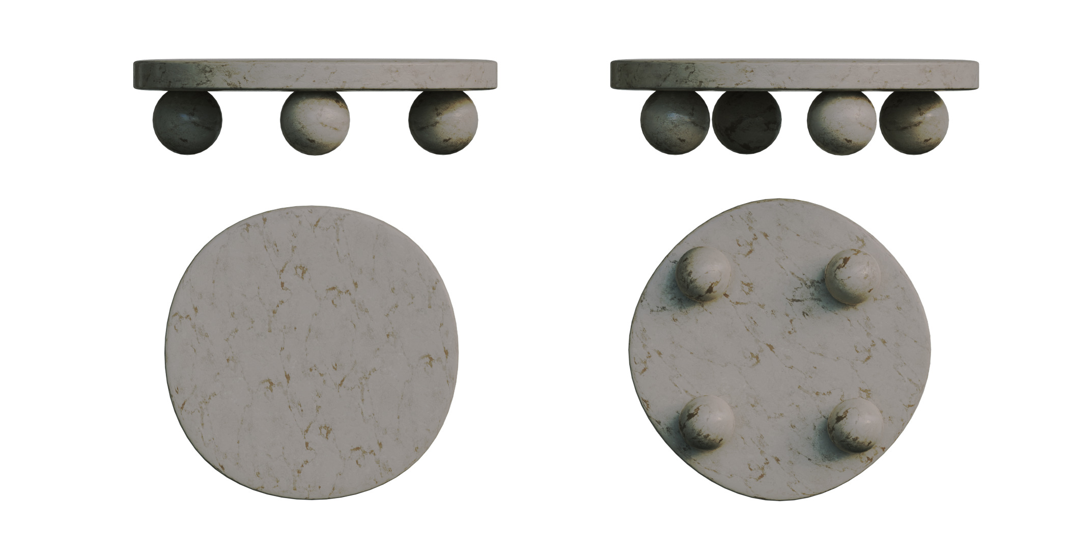 COFFEE TABLE SET 3D model_19