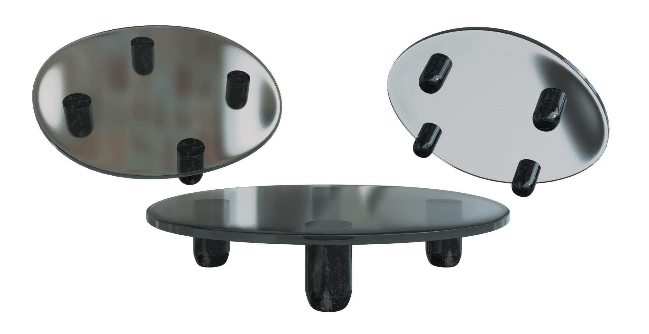 COFFEE TABLE SET 3D model_23