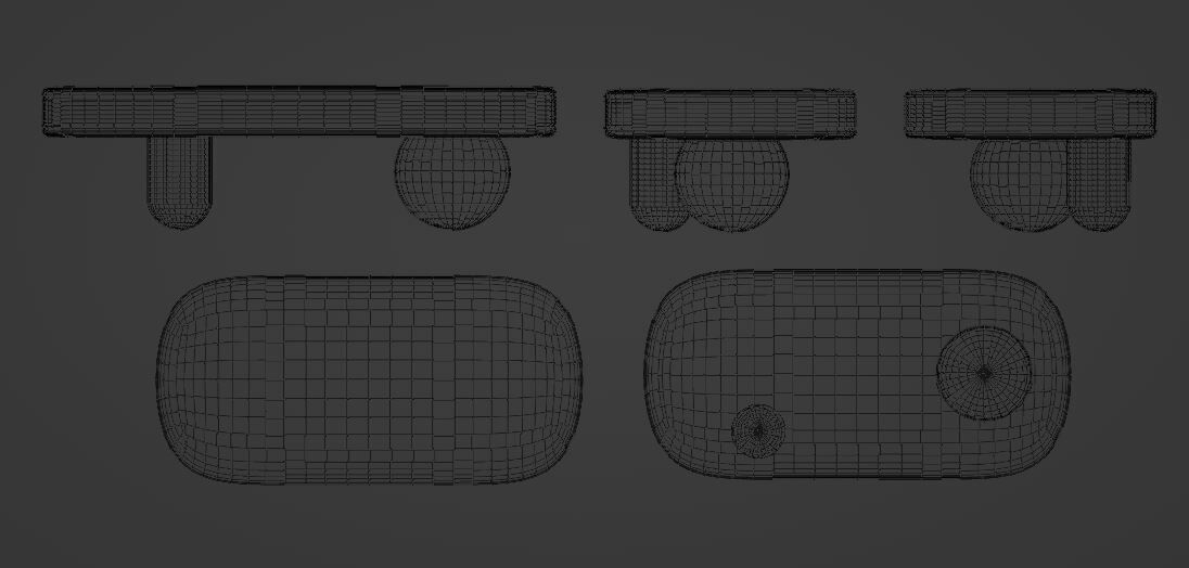 COFFEE TABLE SET 3D model_15