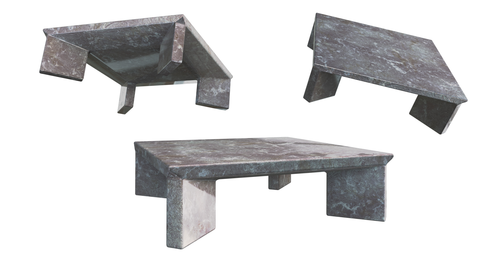 COFFEE TABLE SET 3D model_29