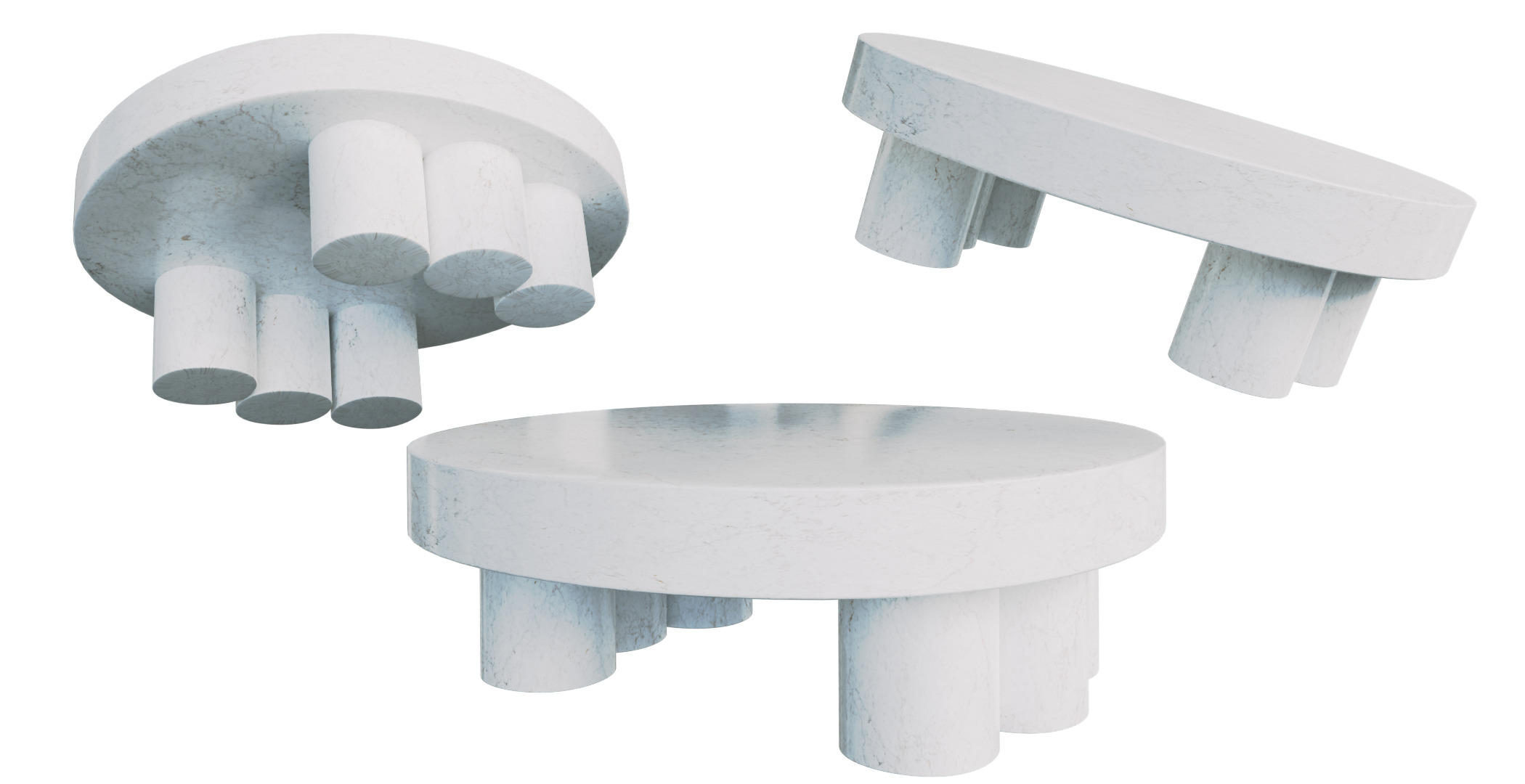 COFFEE TABLE SET 3D model_26