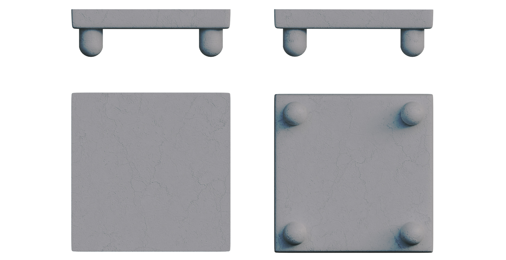 COFFEE TABLE SET 3D model_16