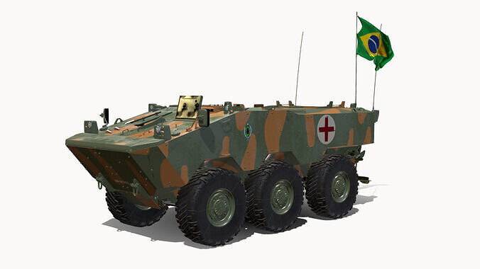 iveco guarani ambulancia 3D model