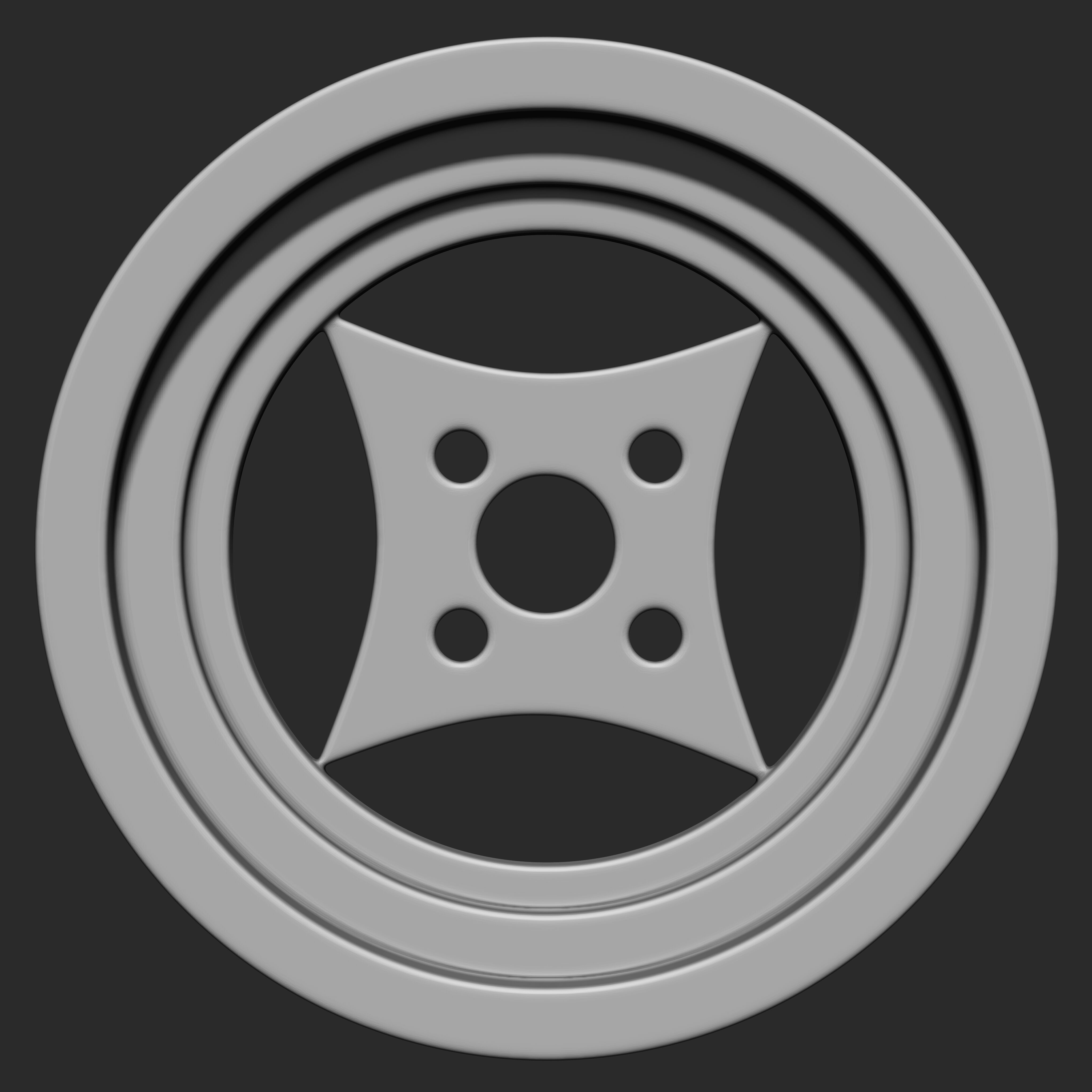 Buttons Collection IMM Brush Pack 19 in One VOL 7 3D model_20