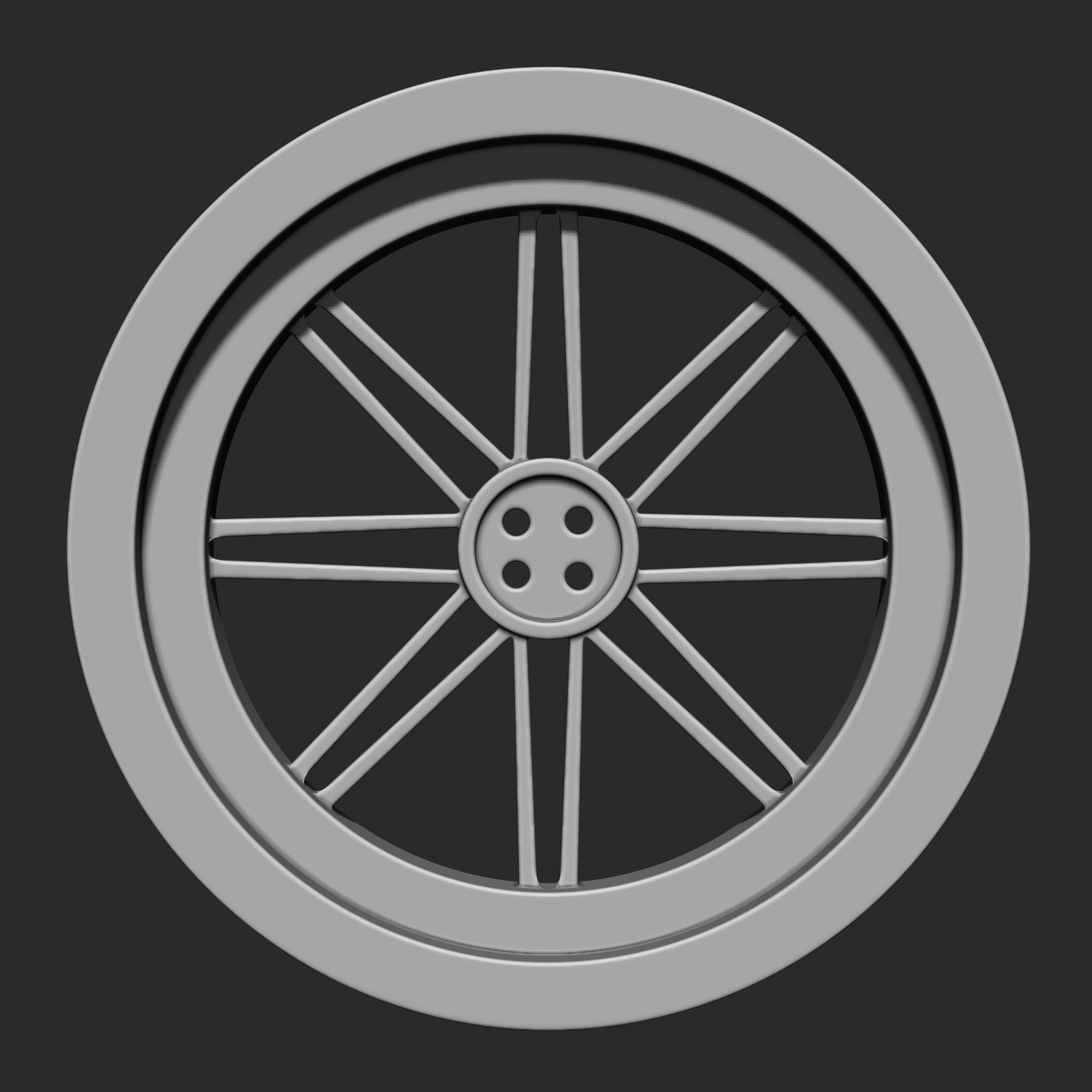 Buttons Collection IMM Brush Pack 19 in One VOL 7 3D model_12