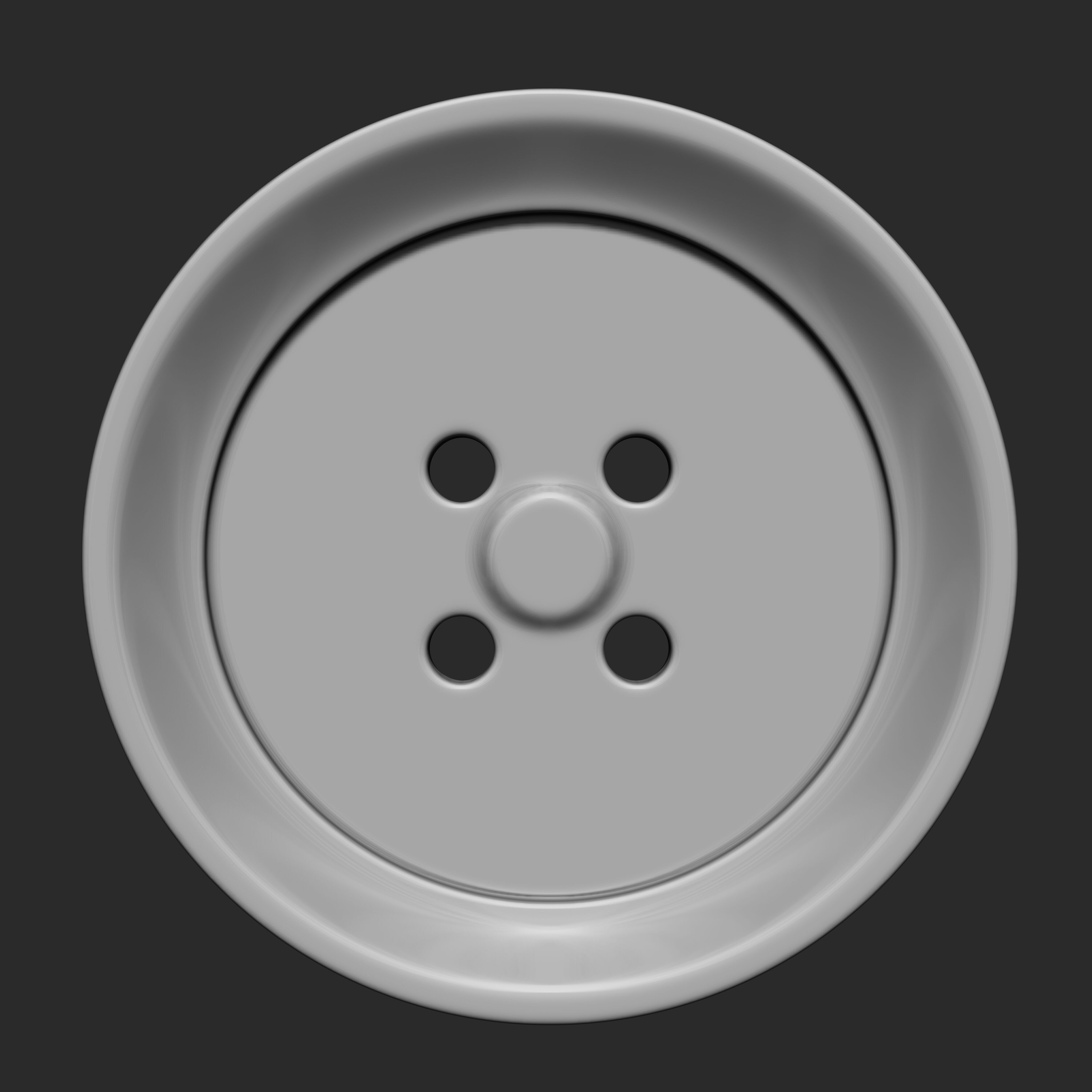 Buttons Collection IMM Brush Pack 19 in One VOL 7 3D model_5