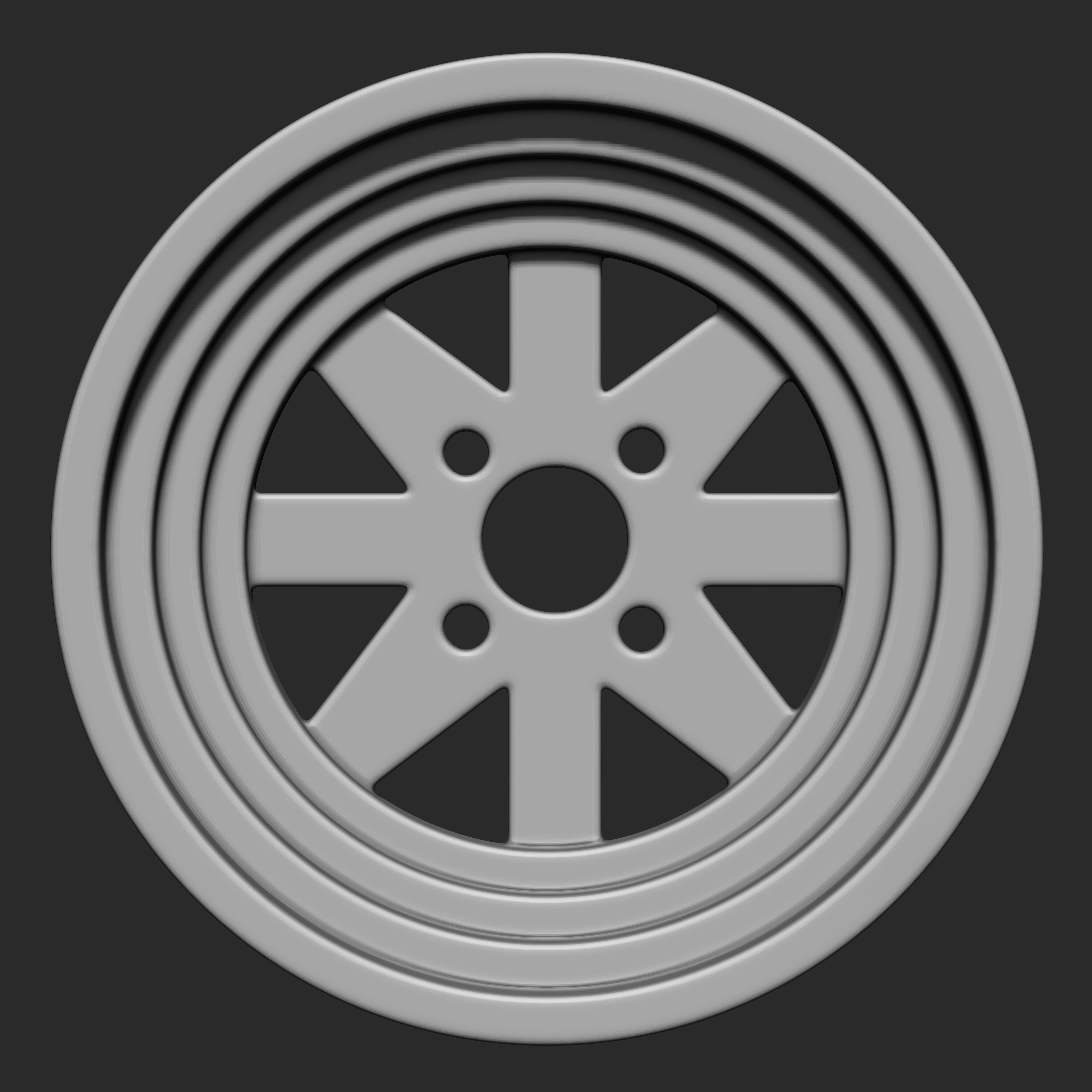 Buttons Collection IMM Brush Pack 19 in One VOL 7 3D model_23