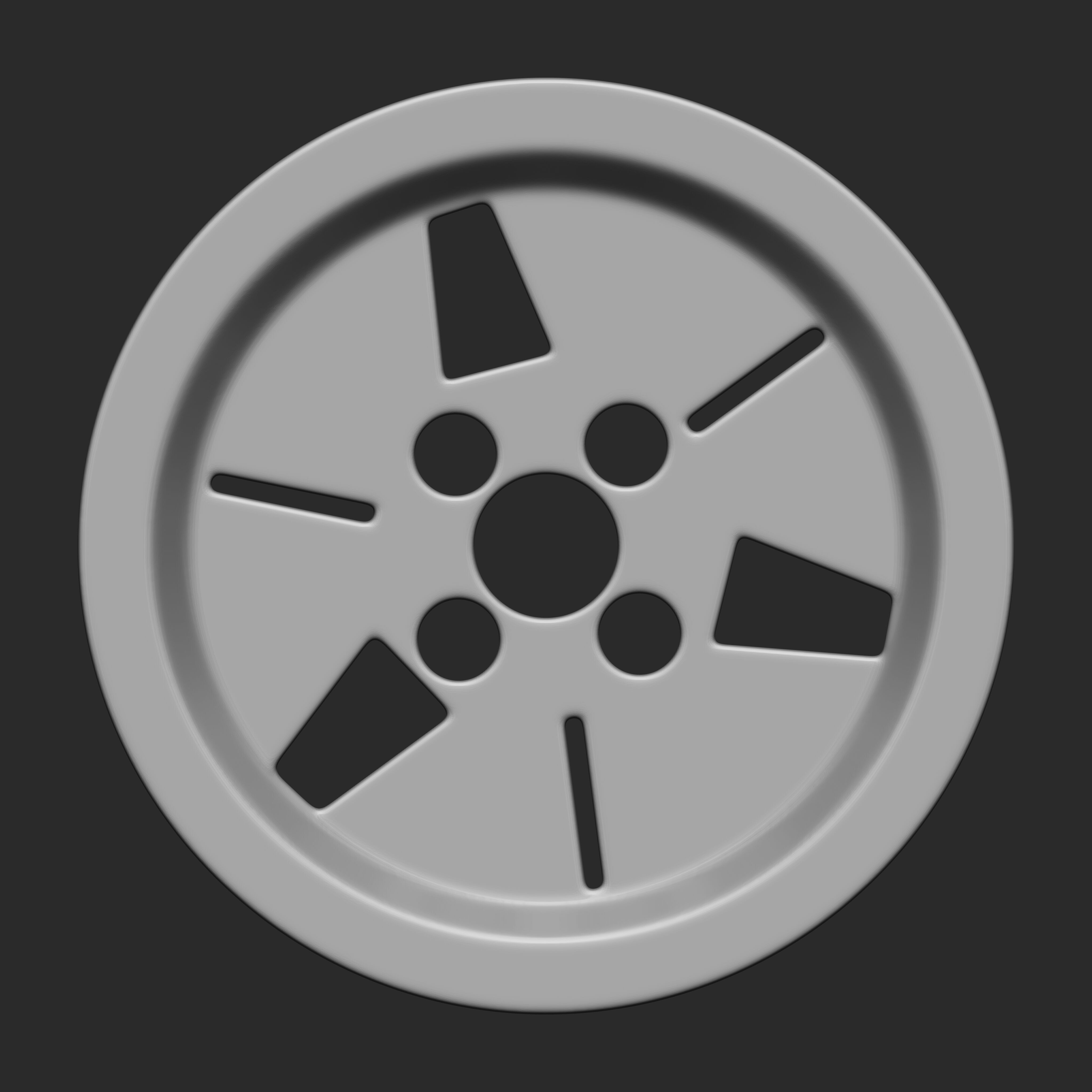 Buttons Collection IMM Brush Pack 19 in One VOL 7 3D model_34