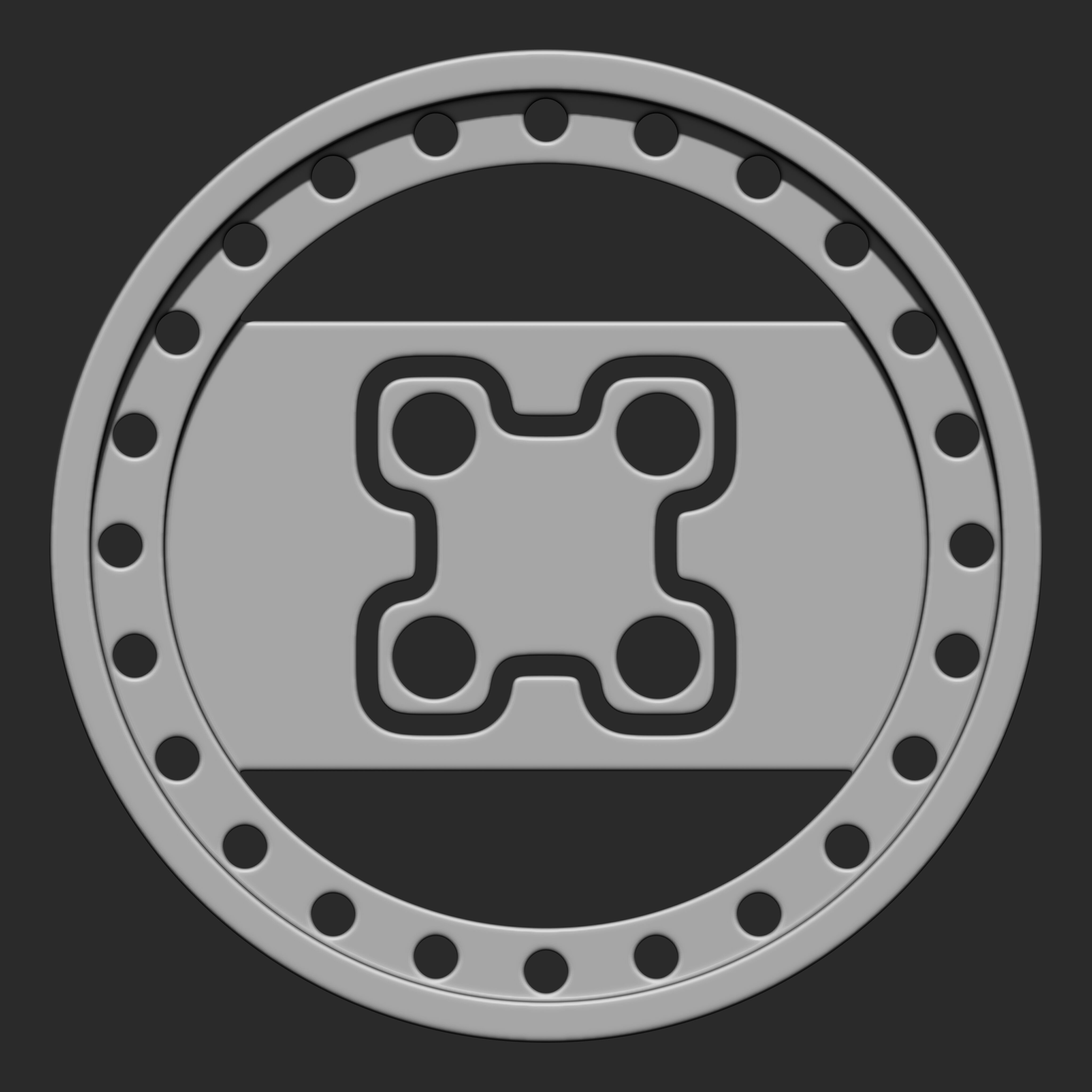 Buttons Collection IMM Brush Pack 19 in One VOL 7 3D model_21