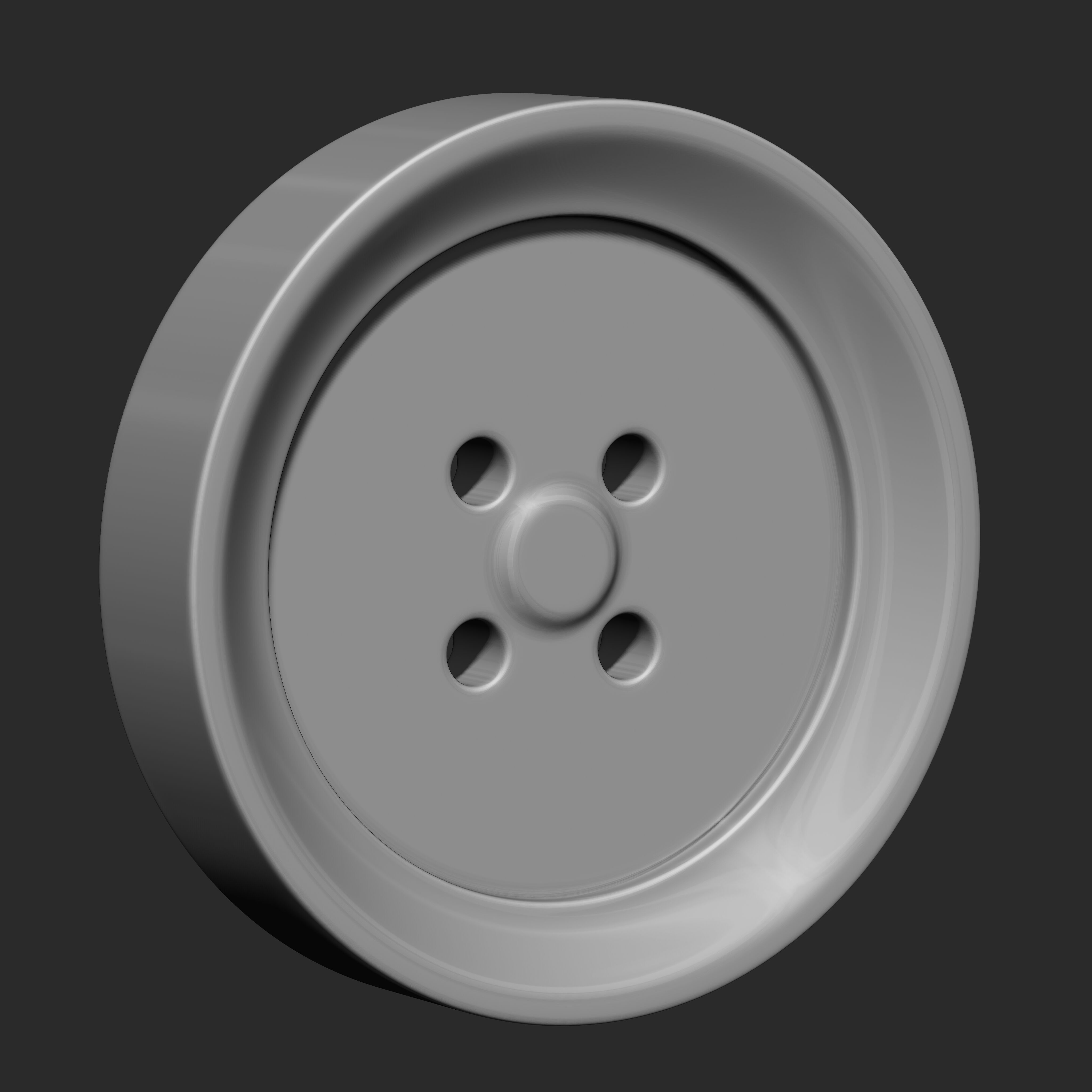 Buttons Collection IMM Brush Pack 19 in One VOL 7 3D model_6