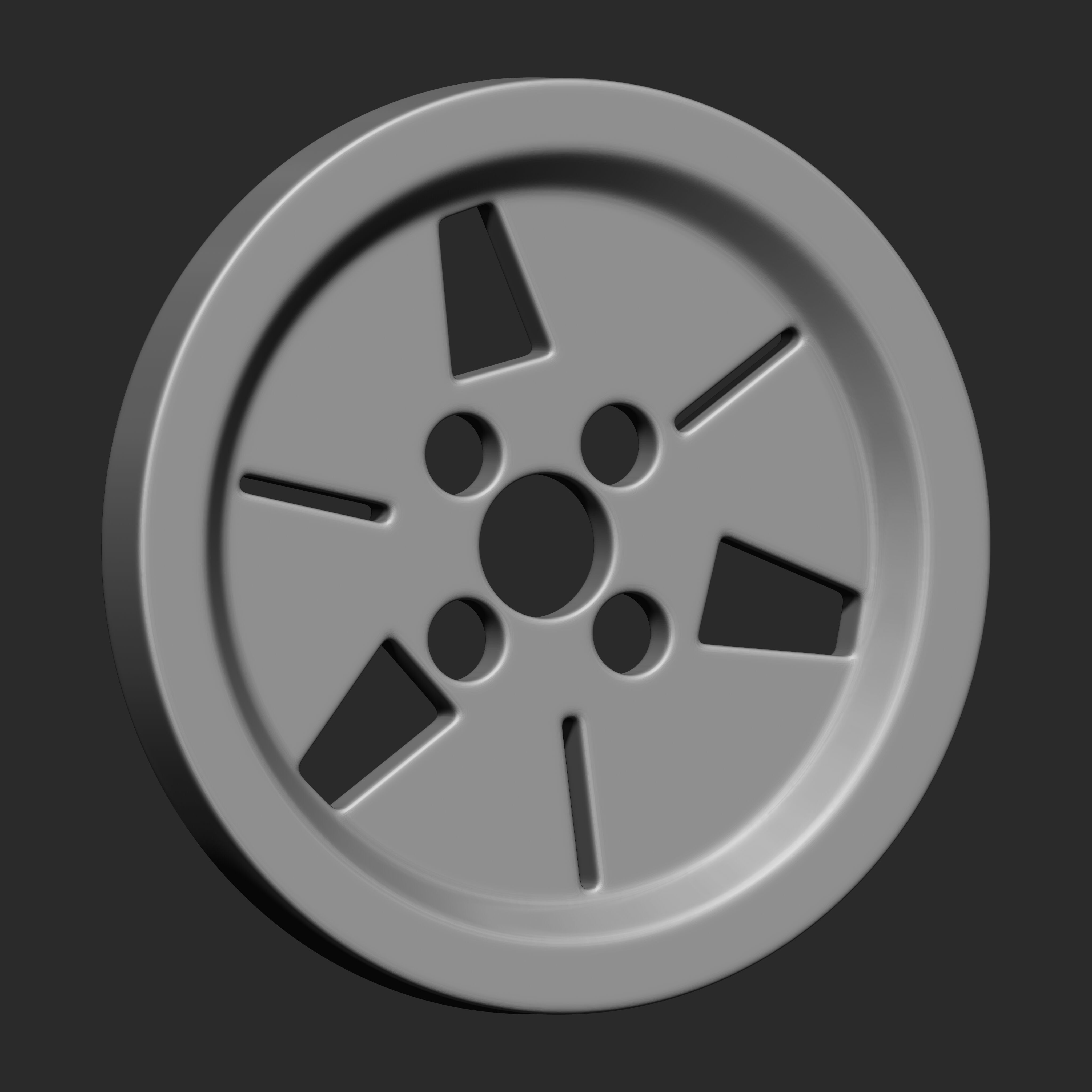 Buttons Collection IMM Brush Pack 19 in One VOL 7 3D model_35