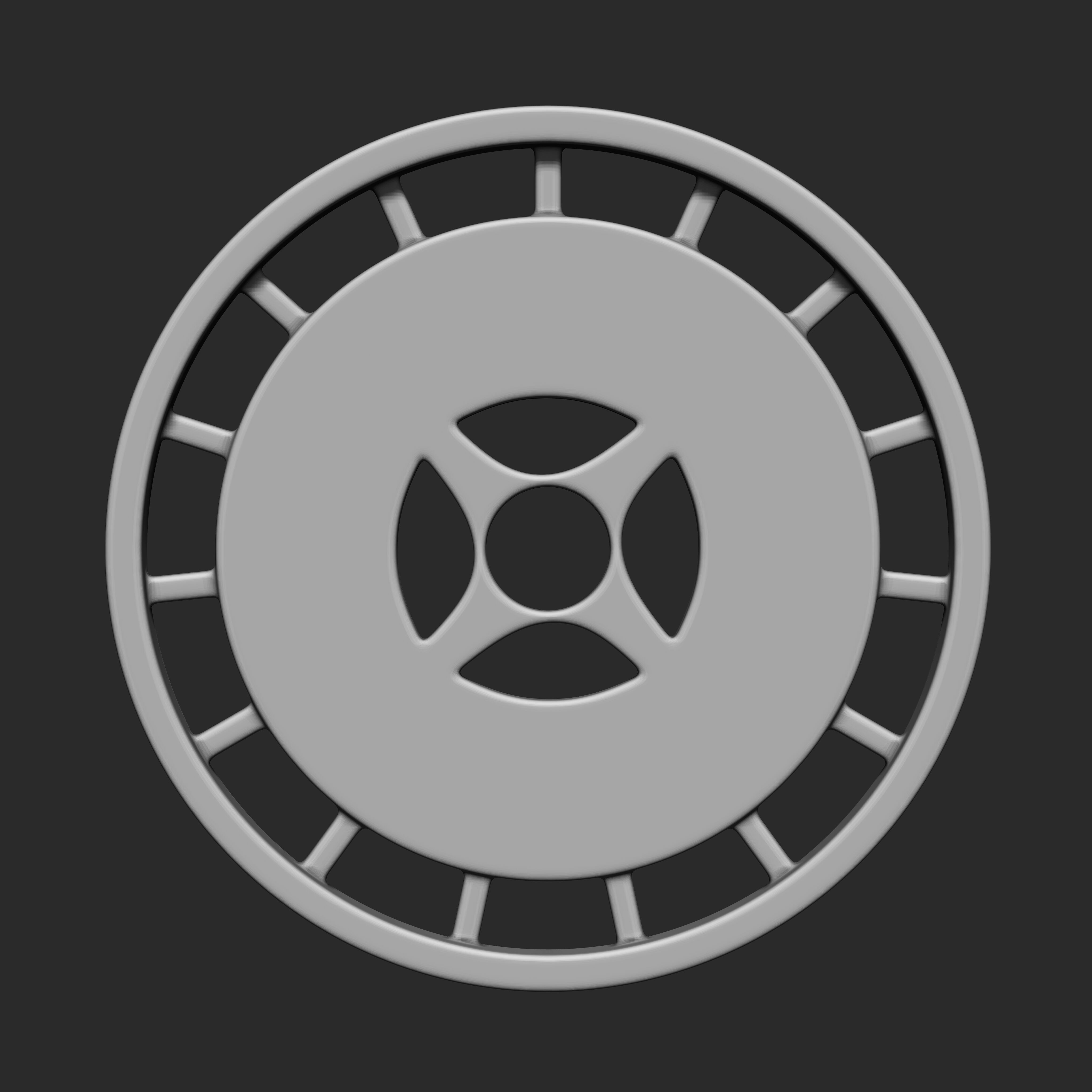 Buttons Collection IMM Brush Pack 19 in One VOL 7 3D model_25