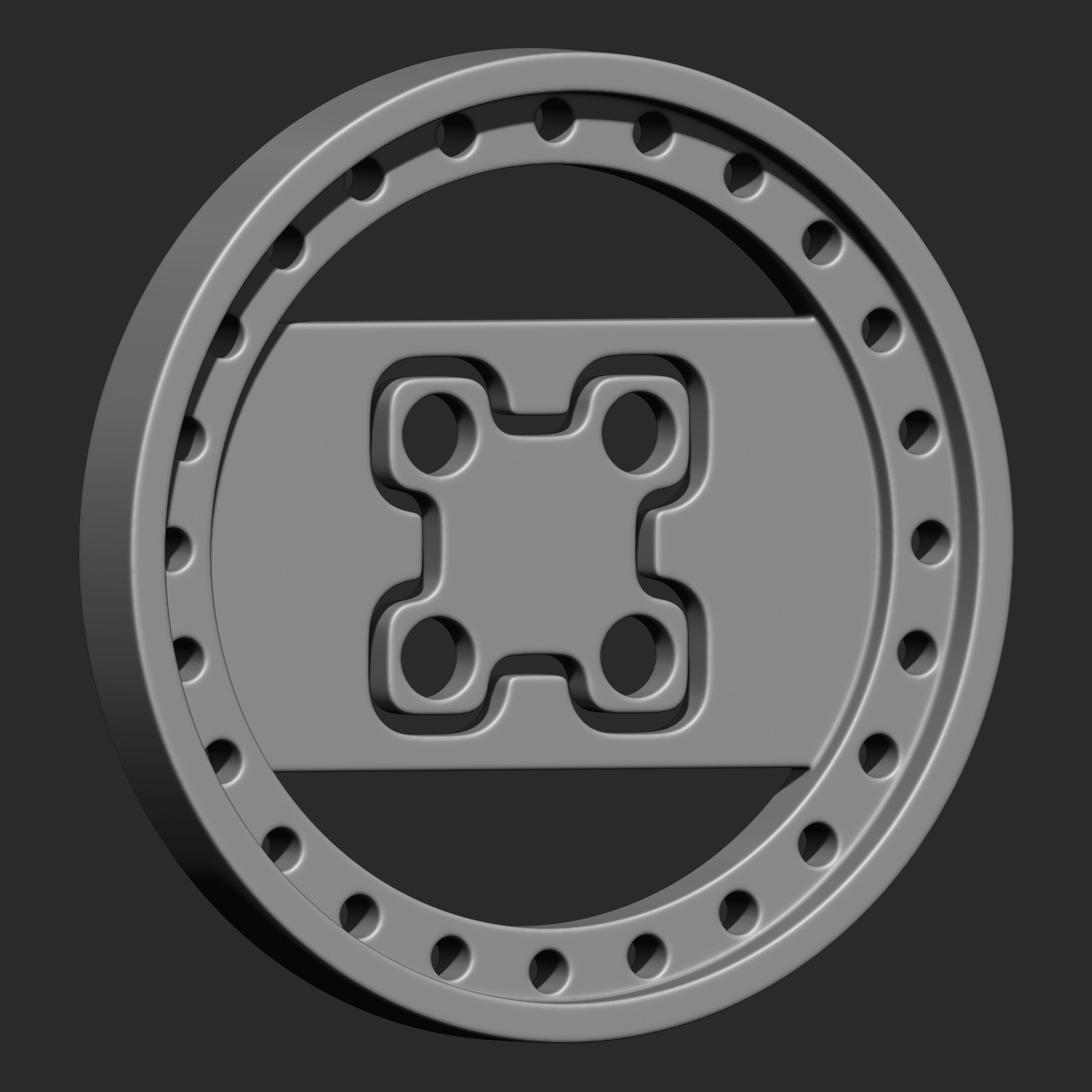 Buttons Collection IMM Brush Pack 19 in One VOL 7 3D model_32