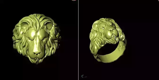 lion ring