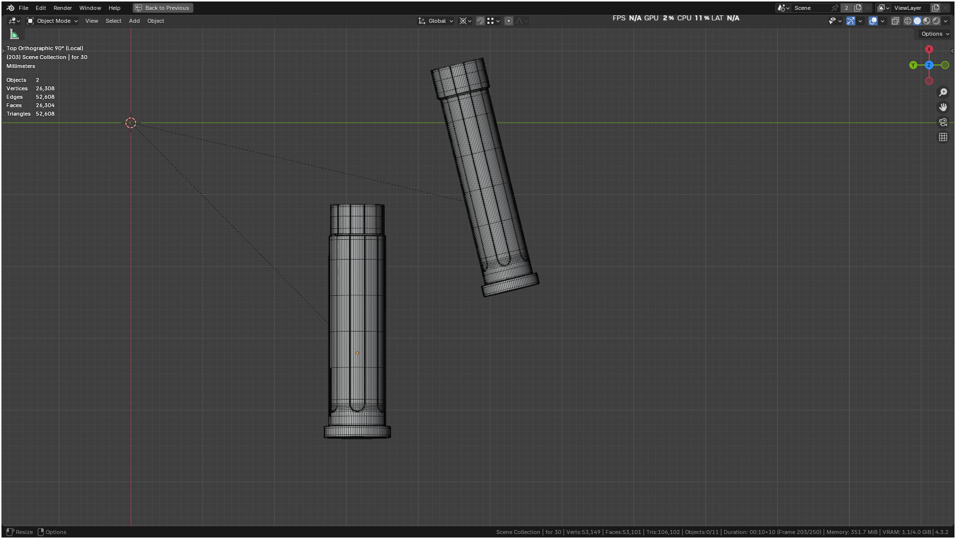 Insulin Syringe 03 mL realistic 3D model_66