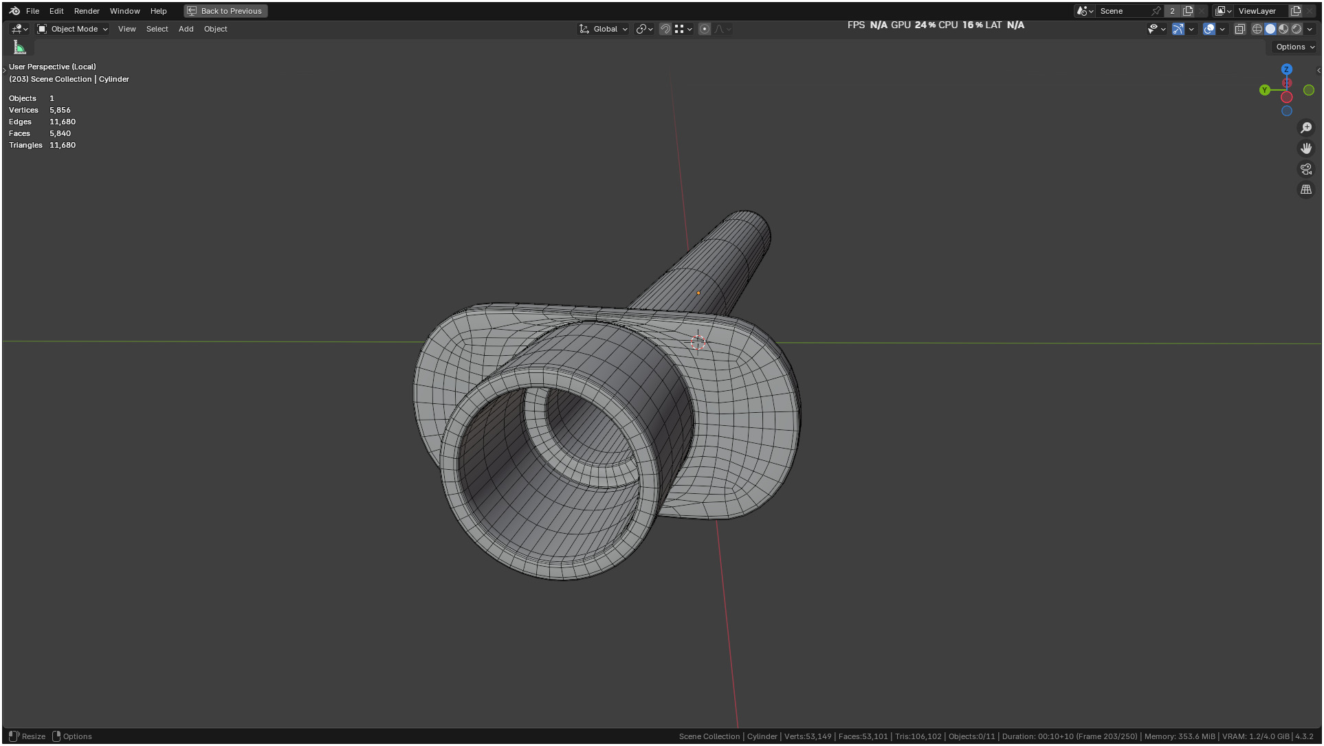 Insulin Syringe 03 mL realistic 3D model_10