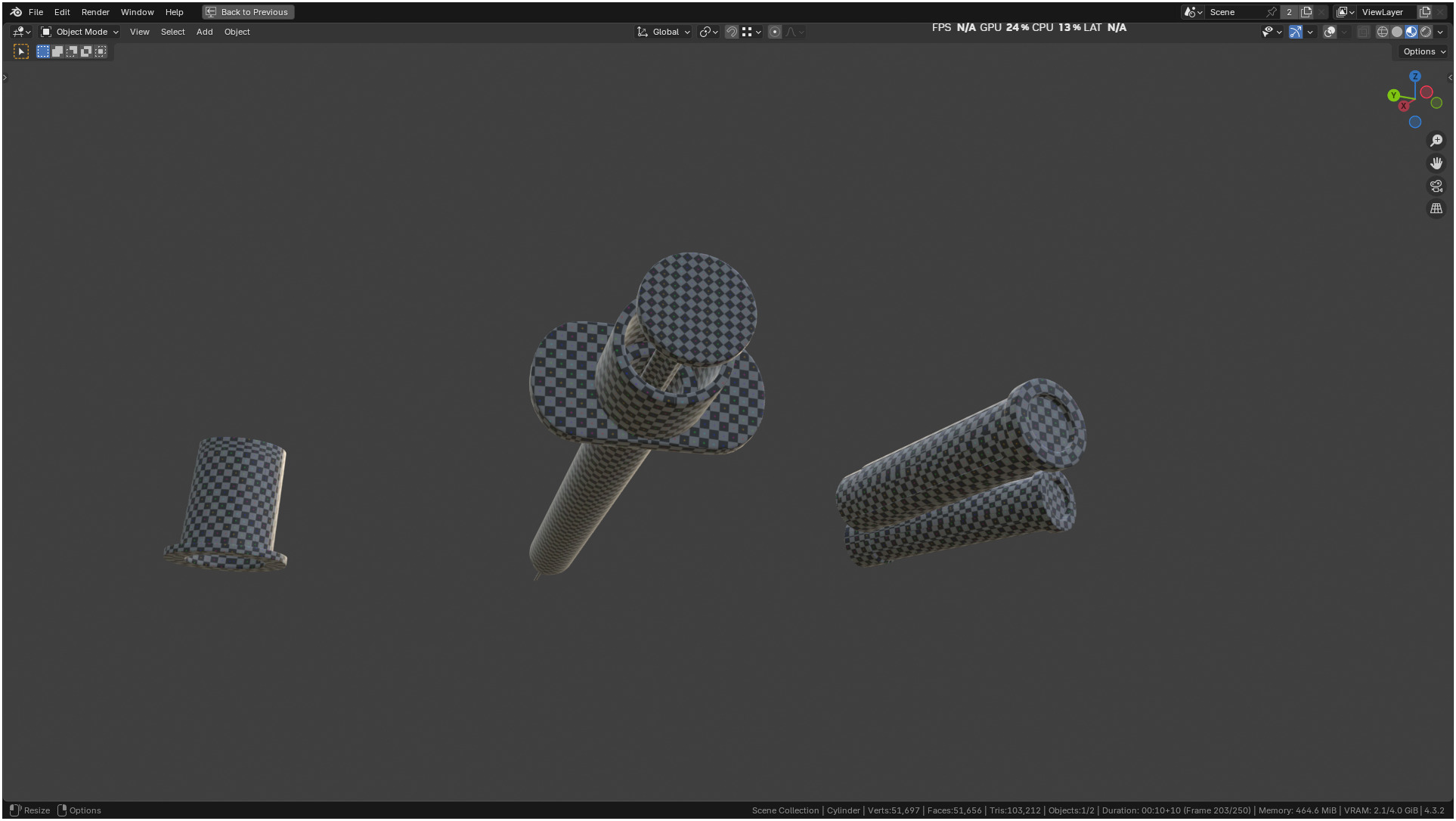 Insulin Syringe 03 mL realistic 3D model_45