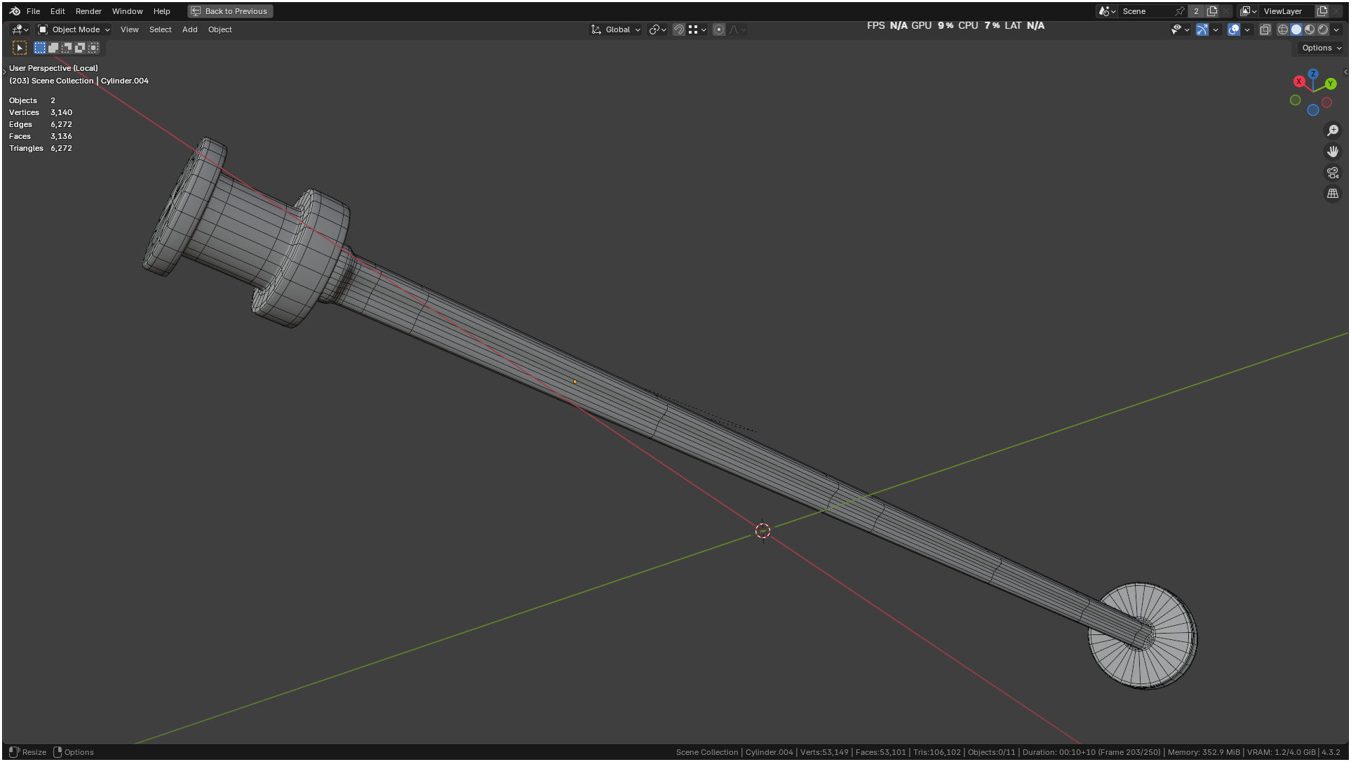 Insulin Syringe 03 mL realistic 3D model_65