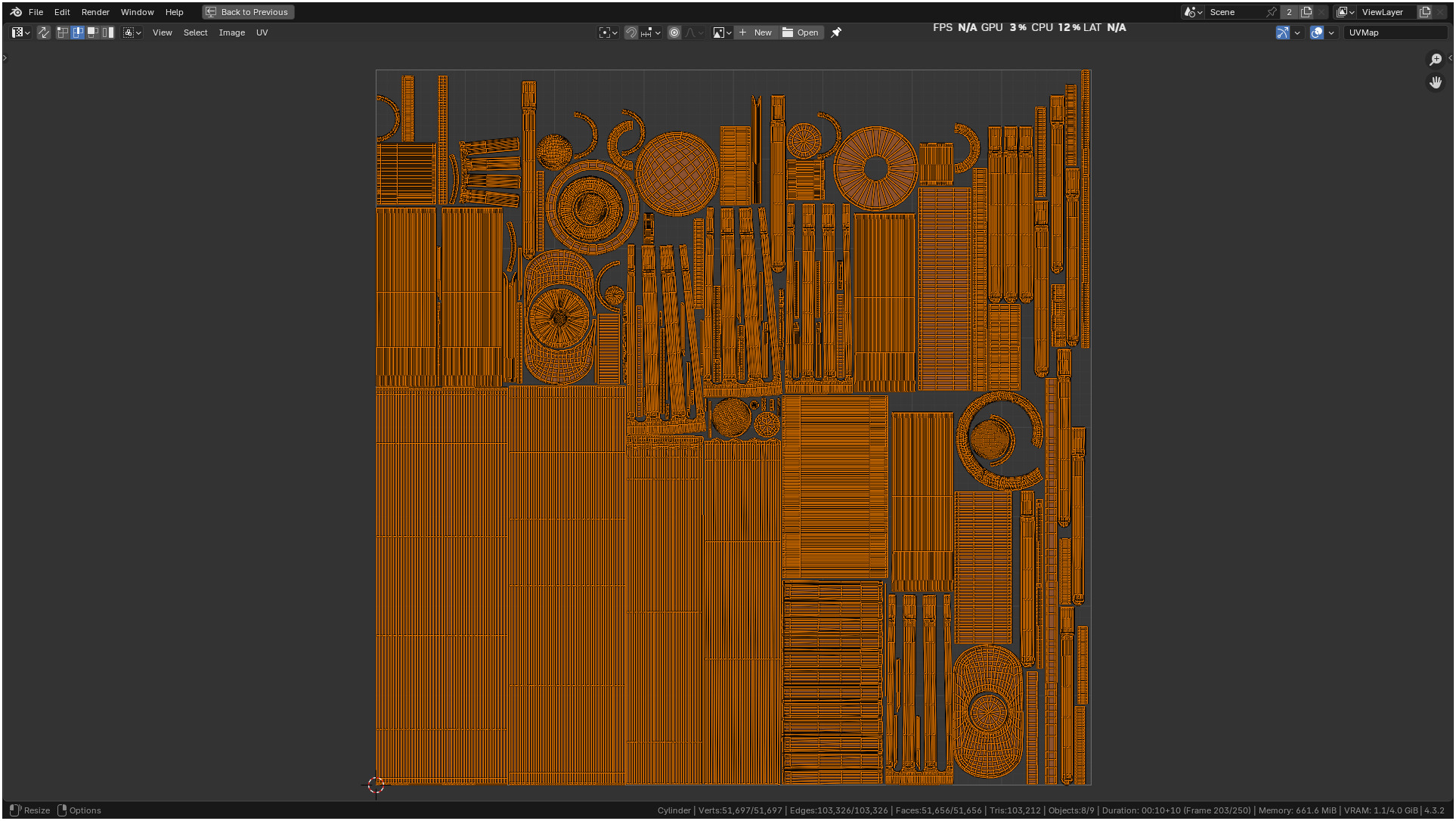 Insulin Syringe 03 mL realistic 3D model_33