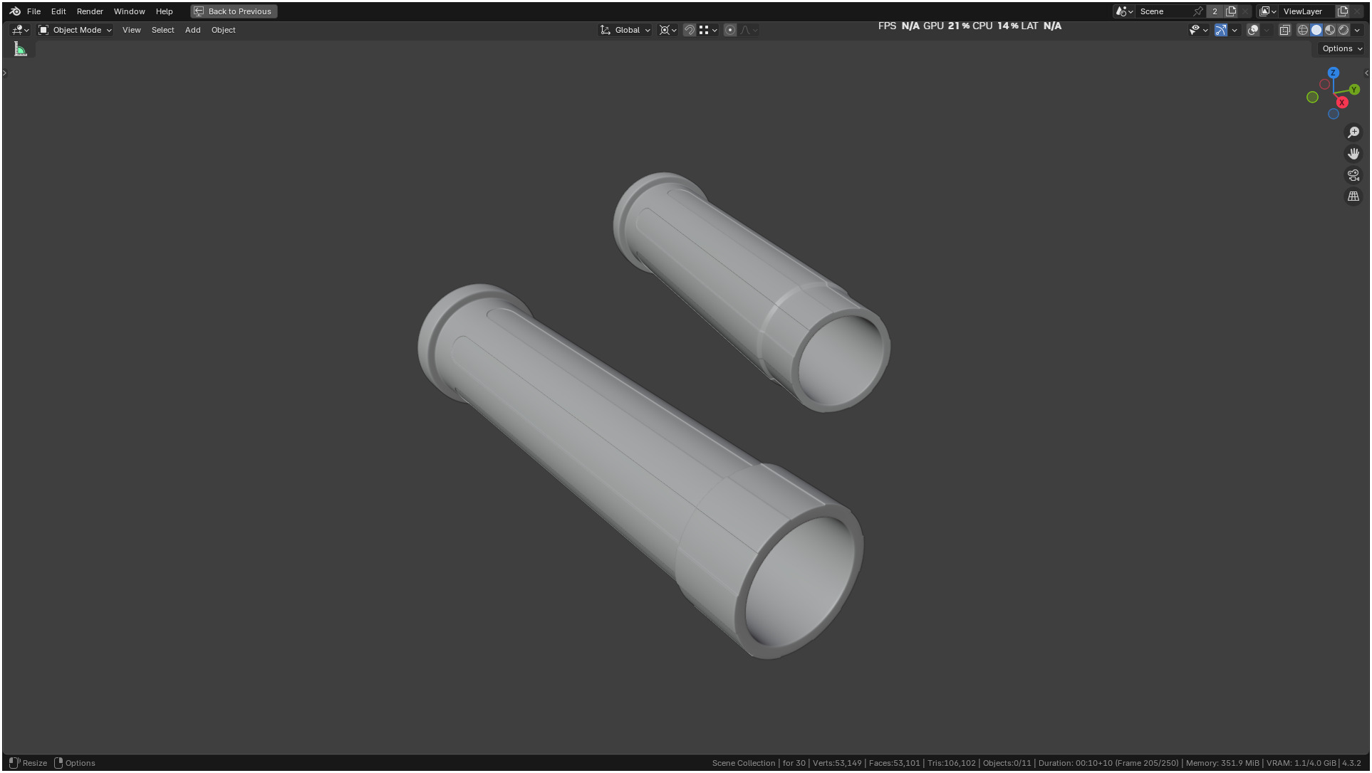 Insulin Syringe 03 mL realistic 3D model_43