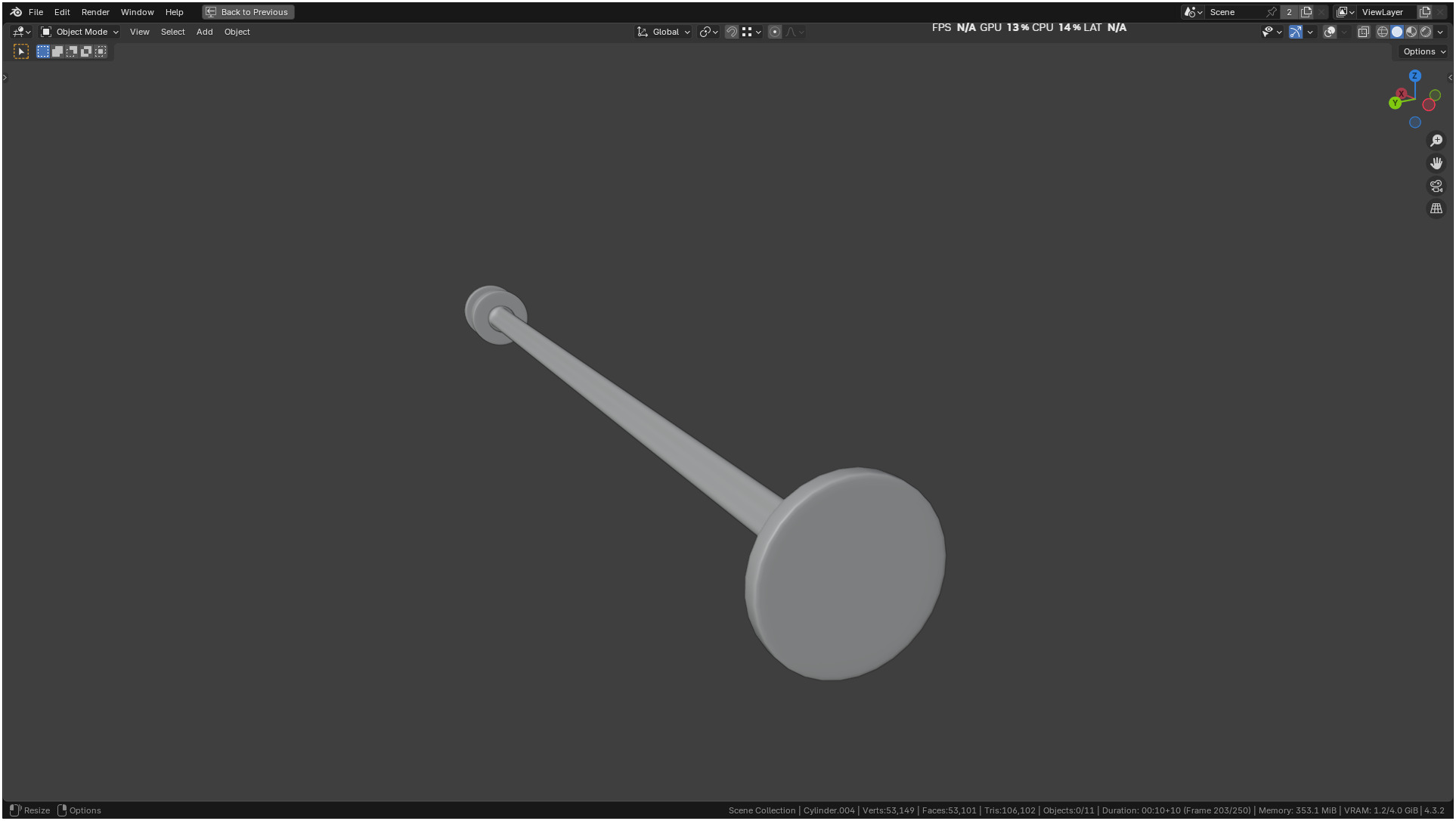 Insulin Syringe 03 mL realistic 3D model_21