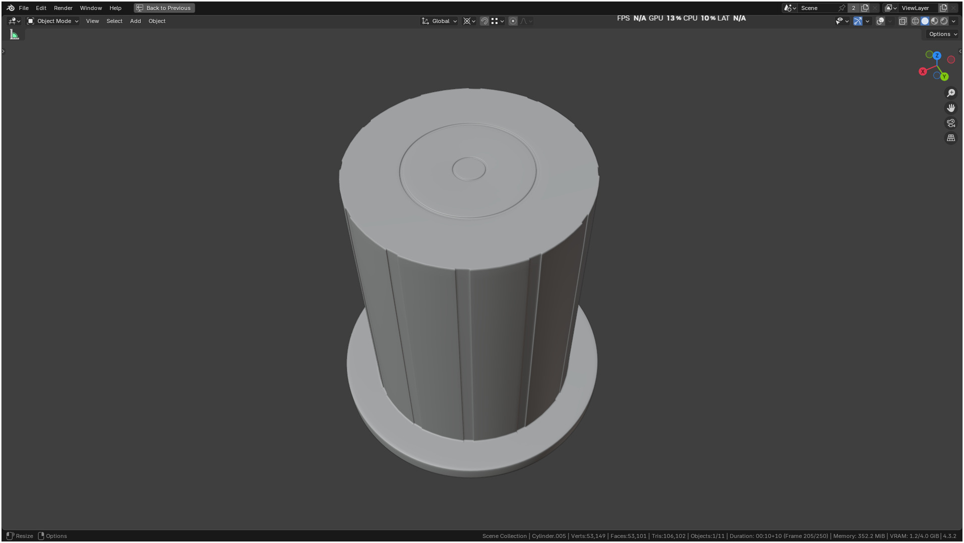 Insulin Syringe 03 mL realistic 3D model_35