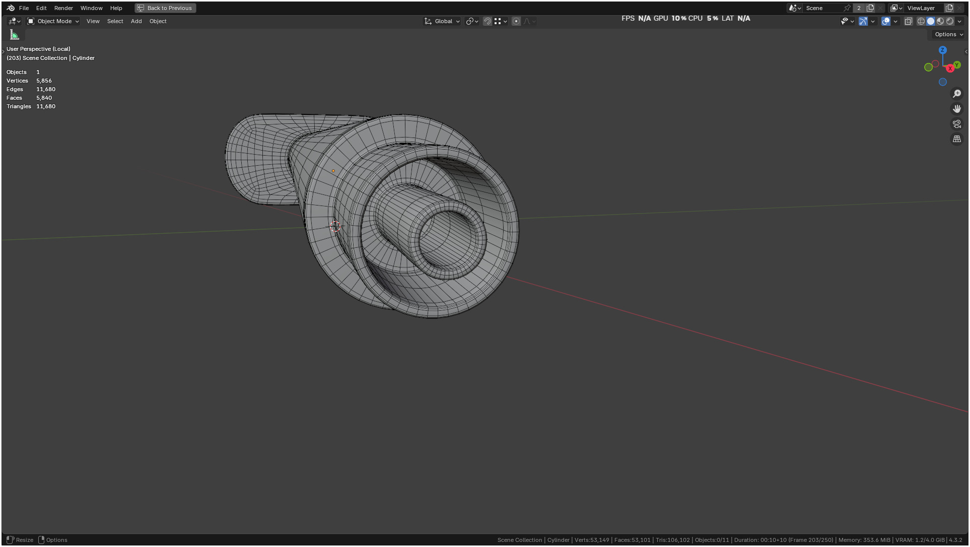 Insulin Syringe 03 mL realistic 3D model_9