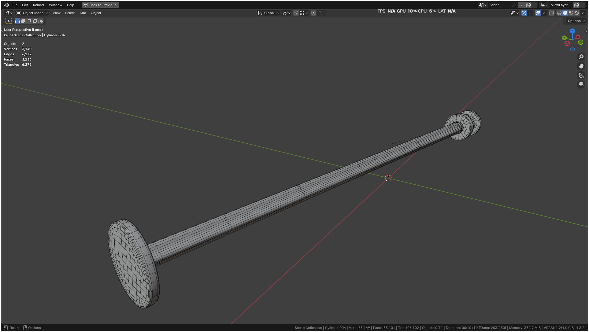 Insulin Syringe 03 mL realistic 3D model_24