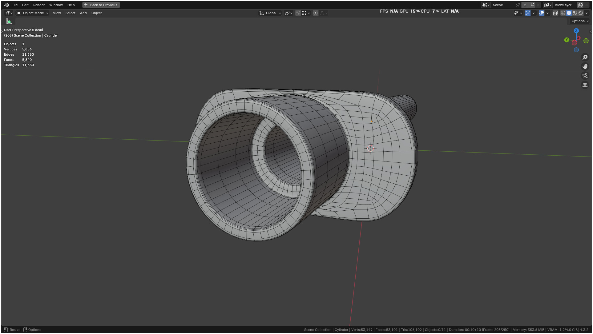 Insulin Syringe 03 mL realistic 3D model_26