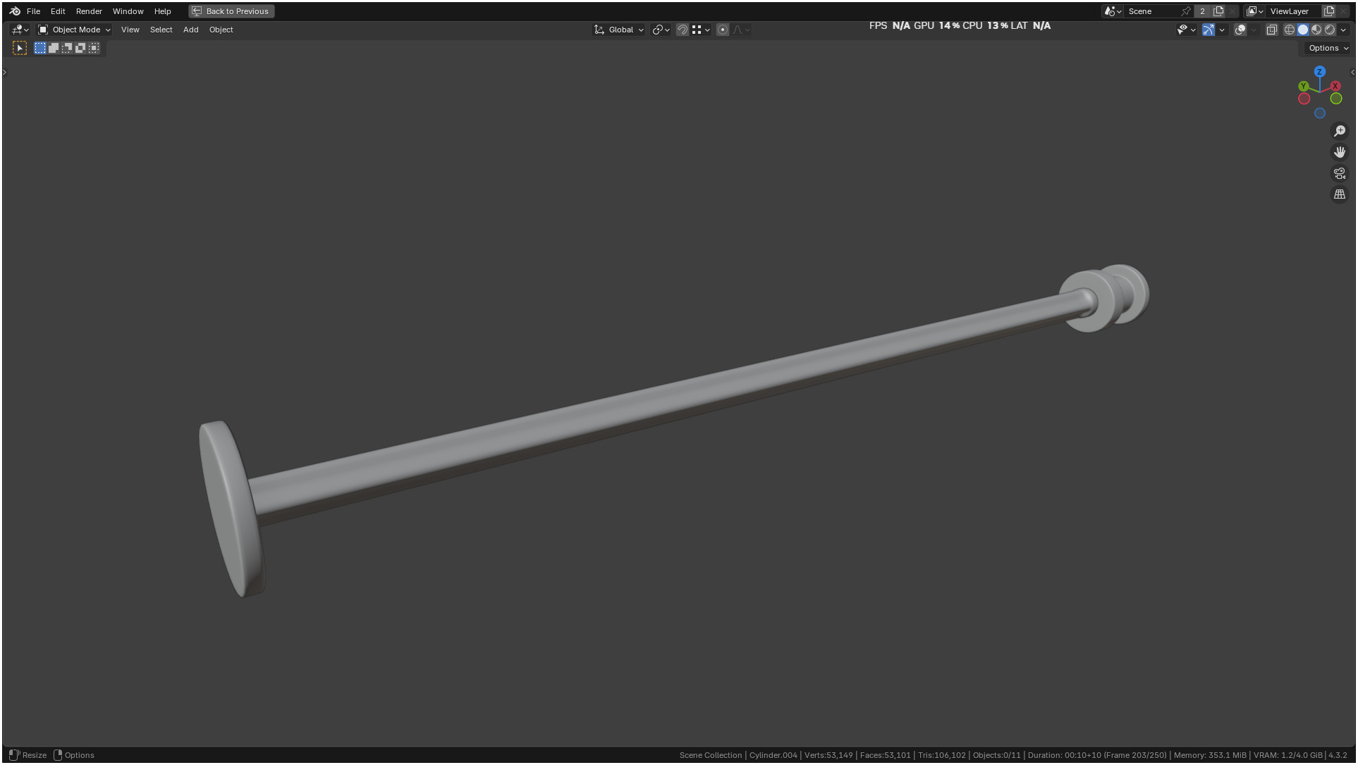 Insulin Syringe 03 mL realistic 3D model_18