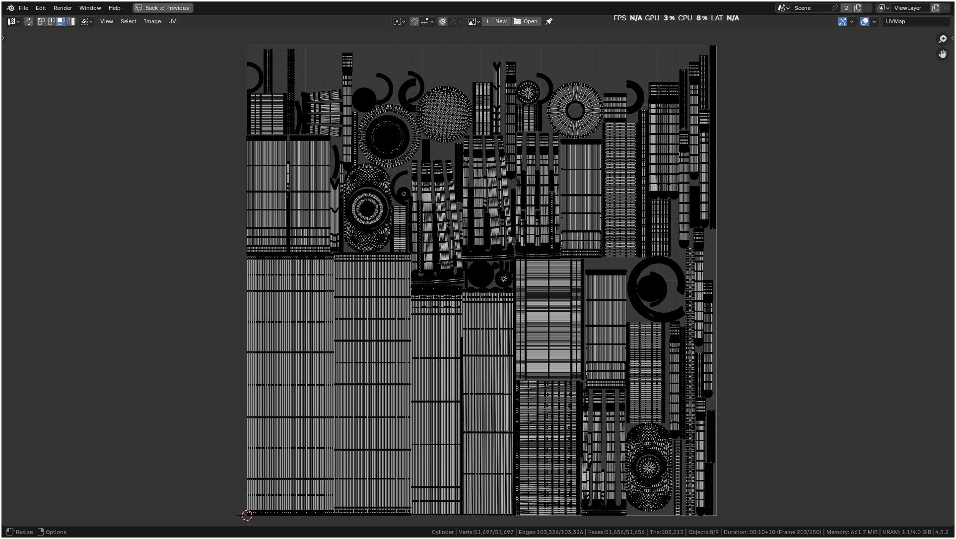 Insulin Syringe 03 mL realistic 3D model_28