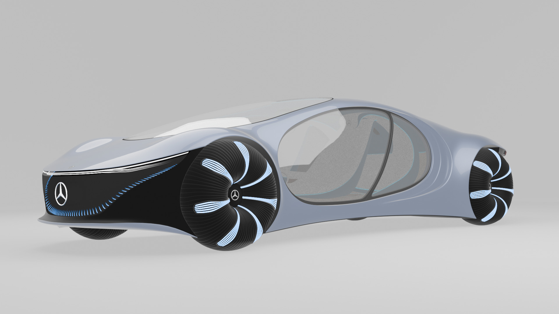 Mercedes-Benz Vision AVTR Animated and Rigged 3D model_5
