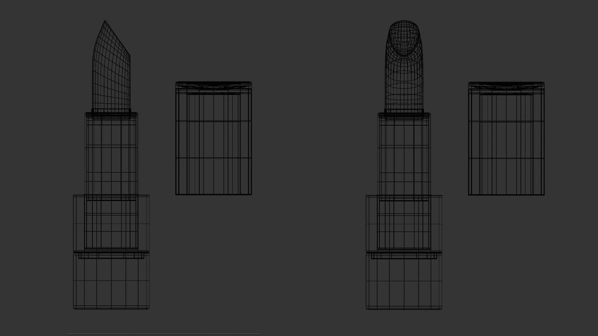 Rouge HERMES - Les mains HERMES - lipstick and polish 3D model_3